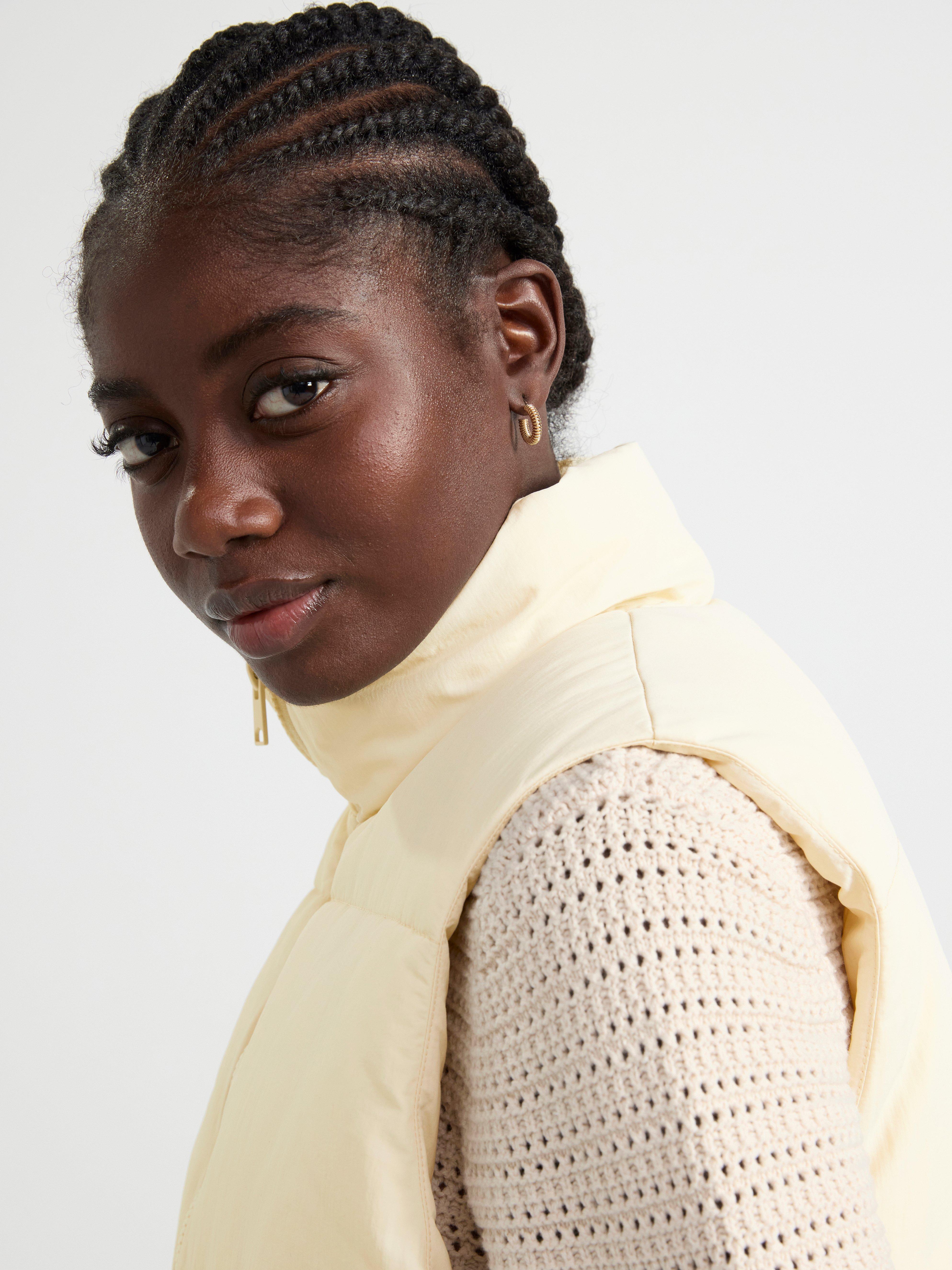 Padded vest Light Beige