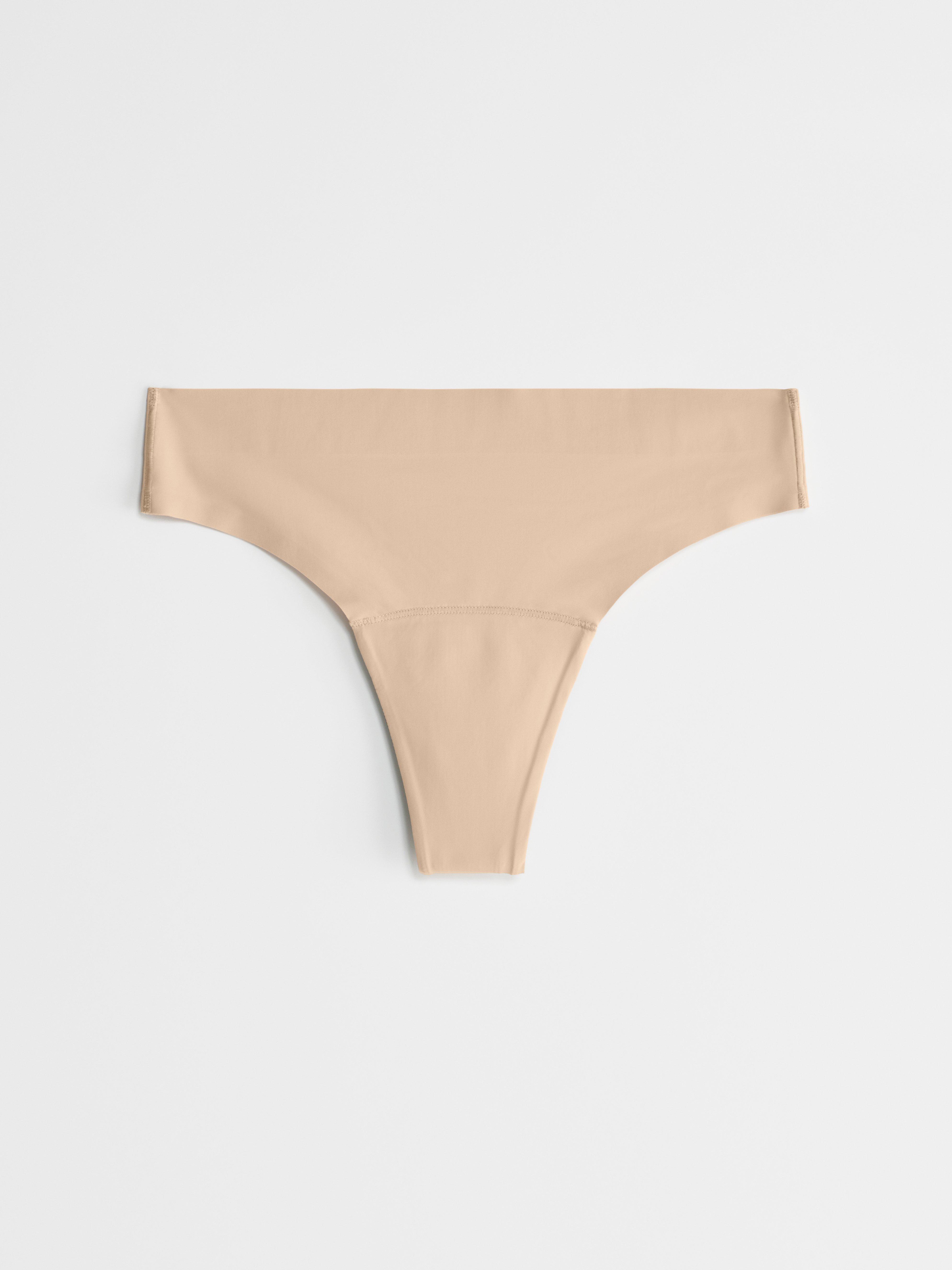 Engineered Thong Period Proof - Period Panty Light Absorbency Beige