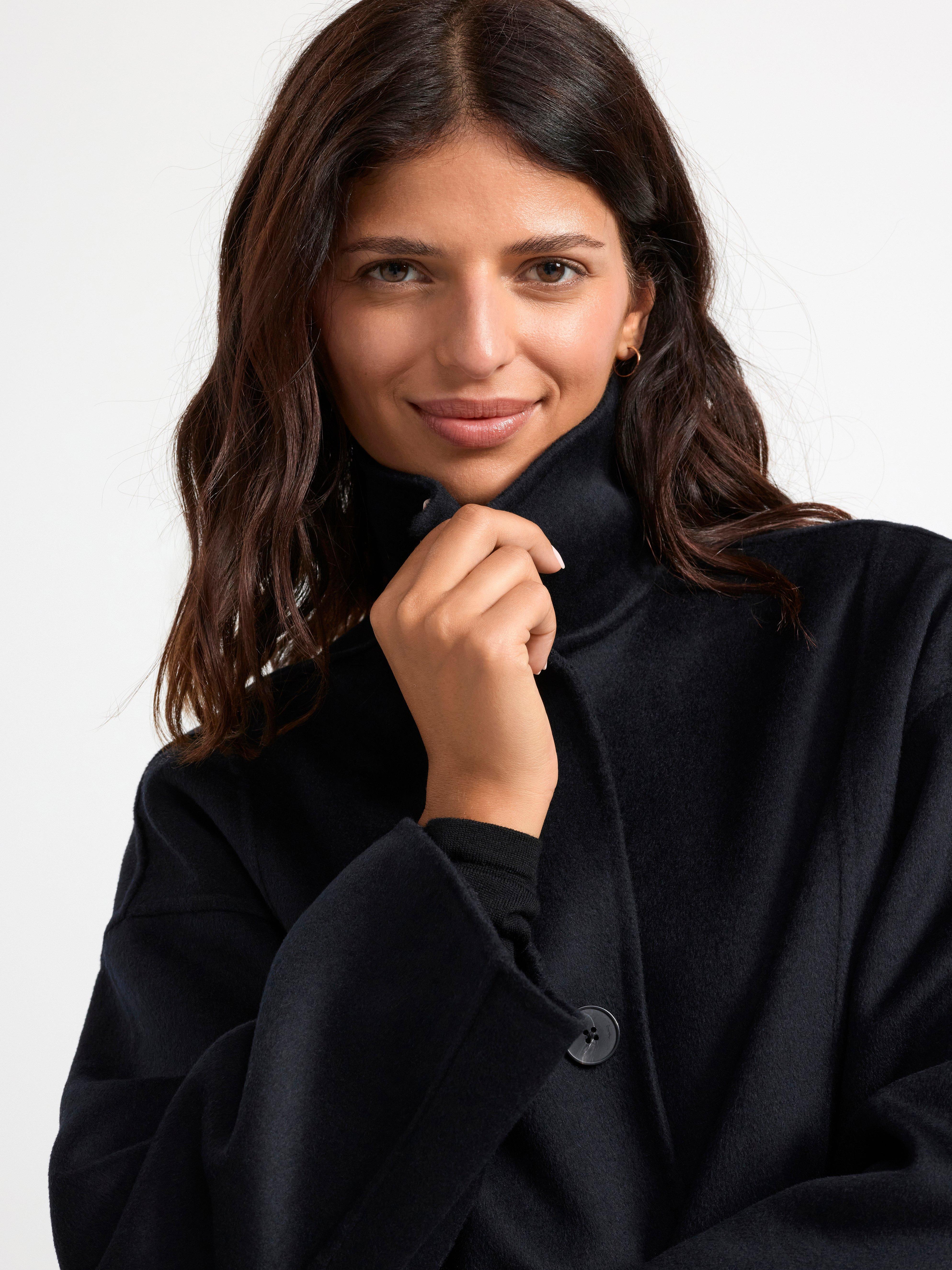 Jacket in wool blend Black
