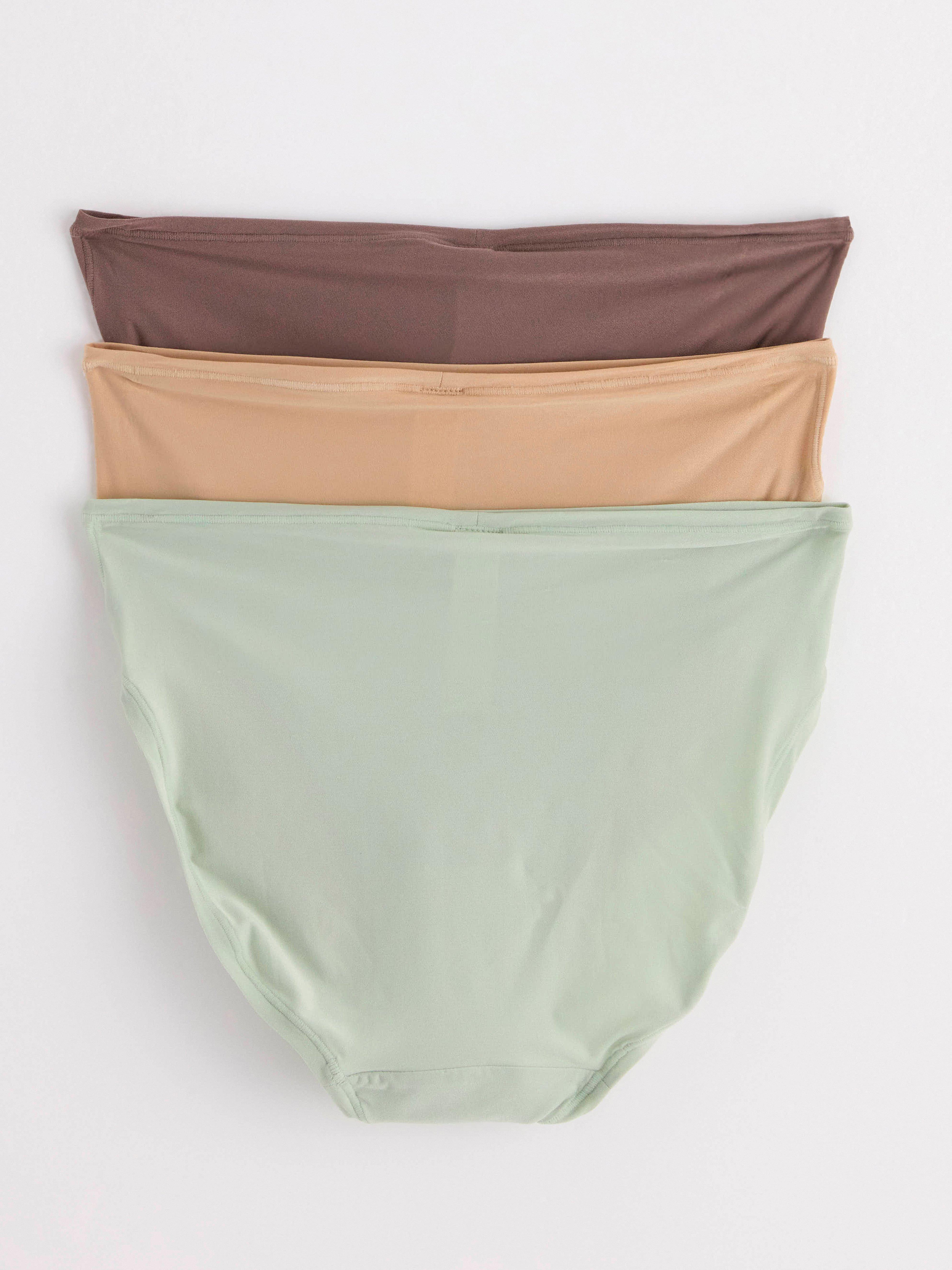 3-pack super stretch briefs regular waist Dark Dusty Brown