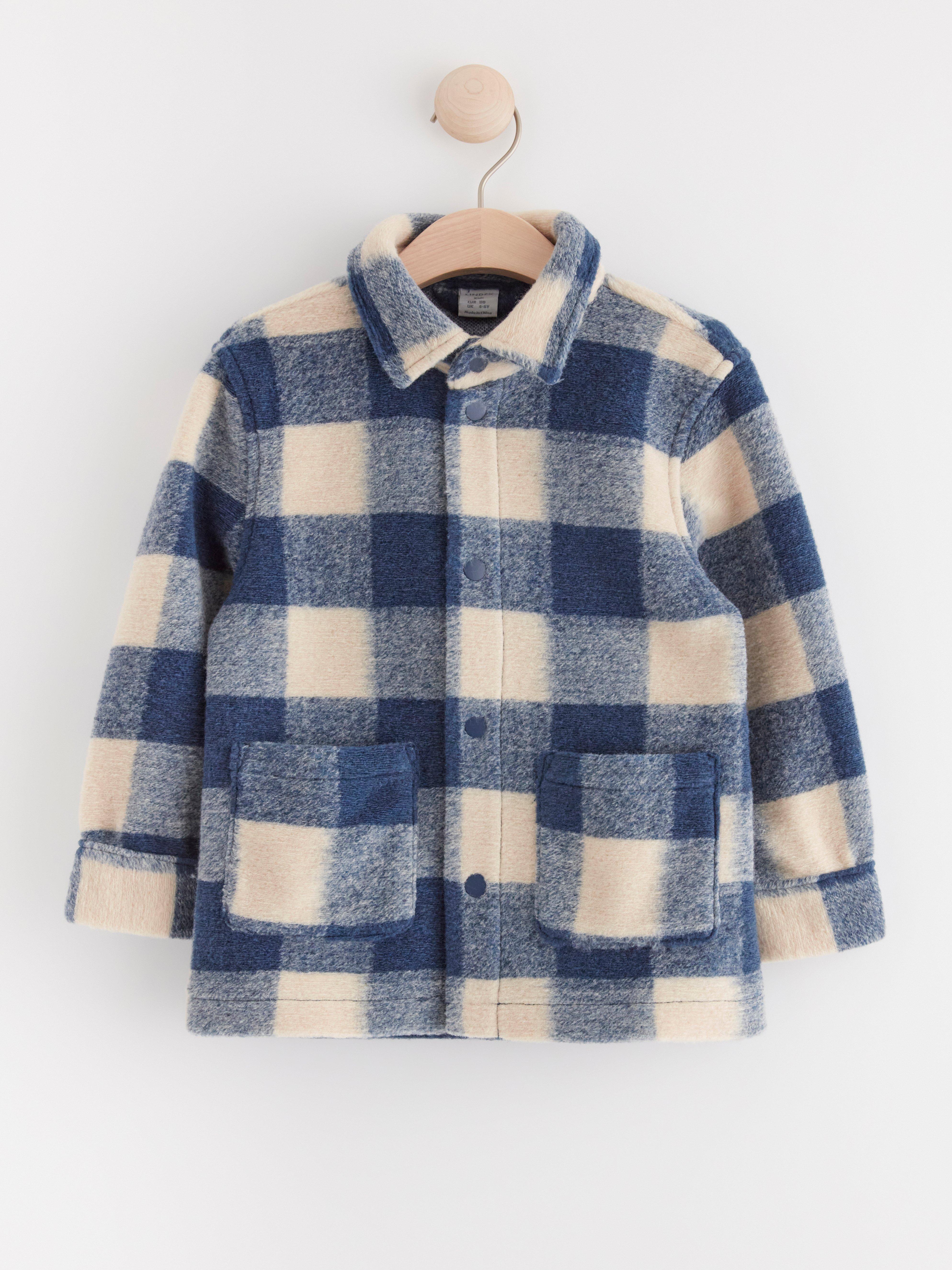 Shirt jacket Dark Dusty Blue