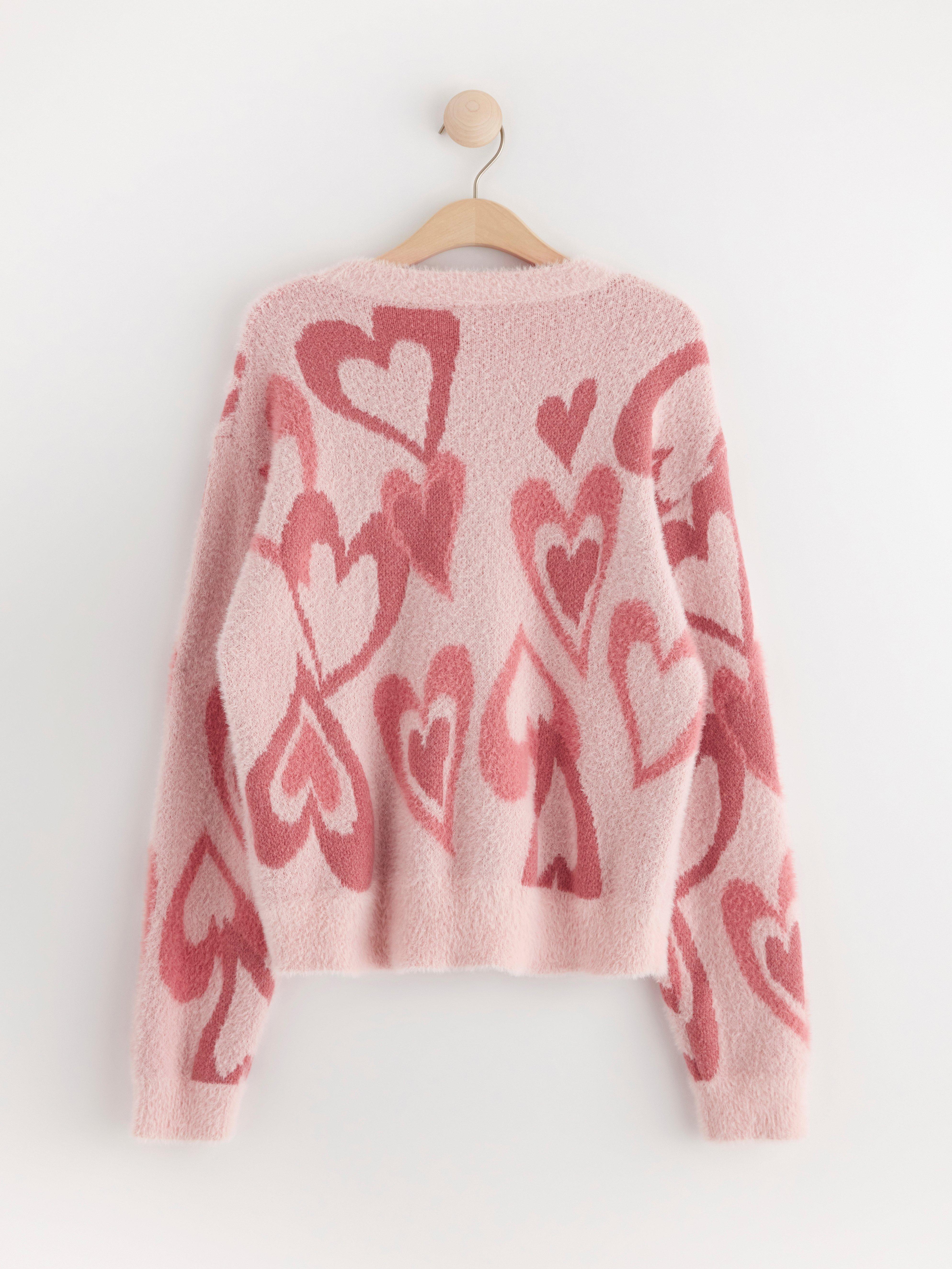 Jumper with pattern Light Dusty Pink