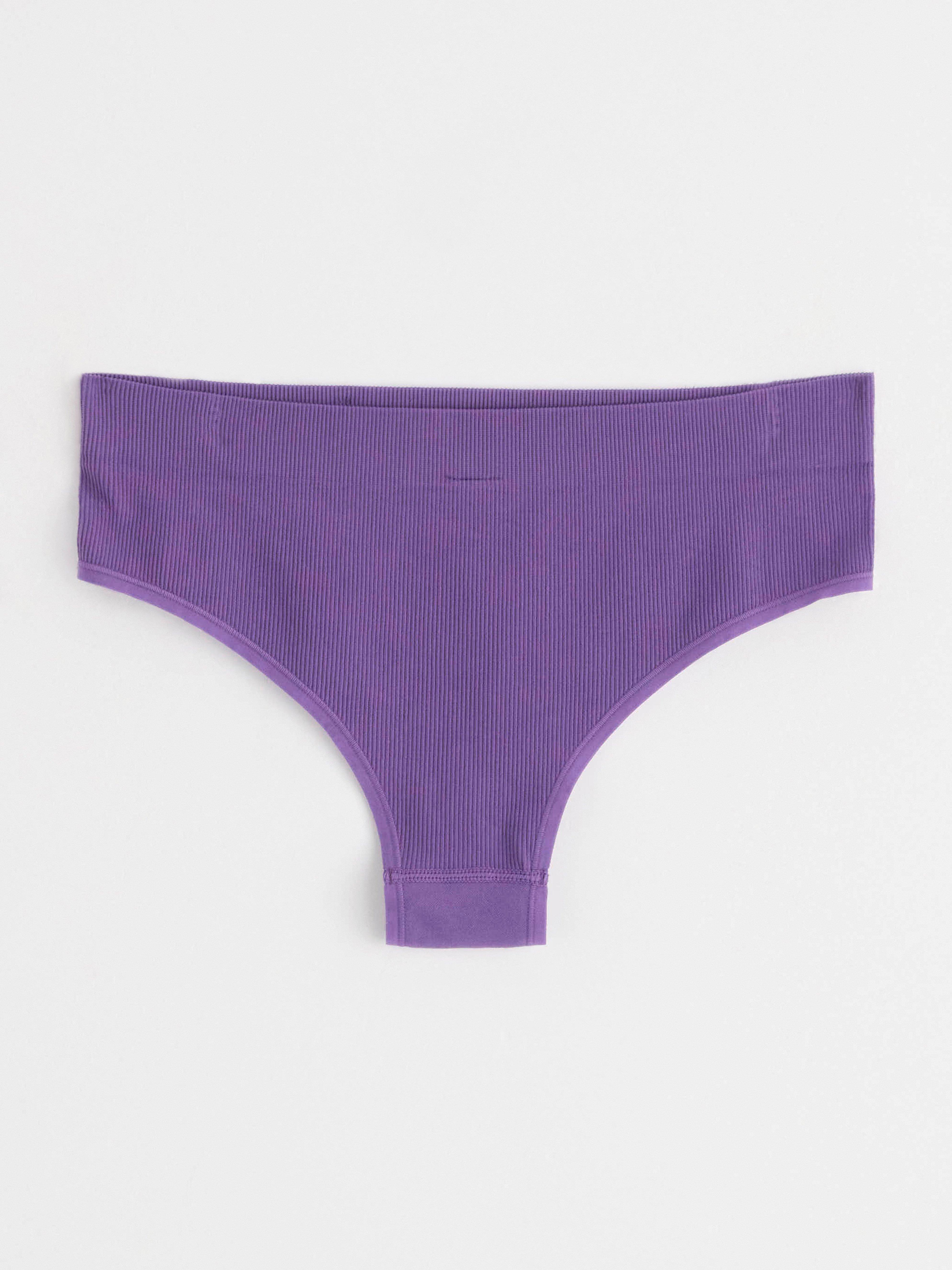Brazilian high waist seamless briefs Lilac