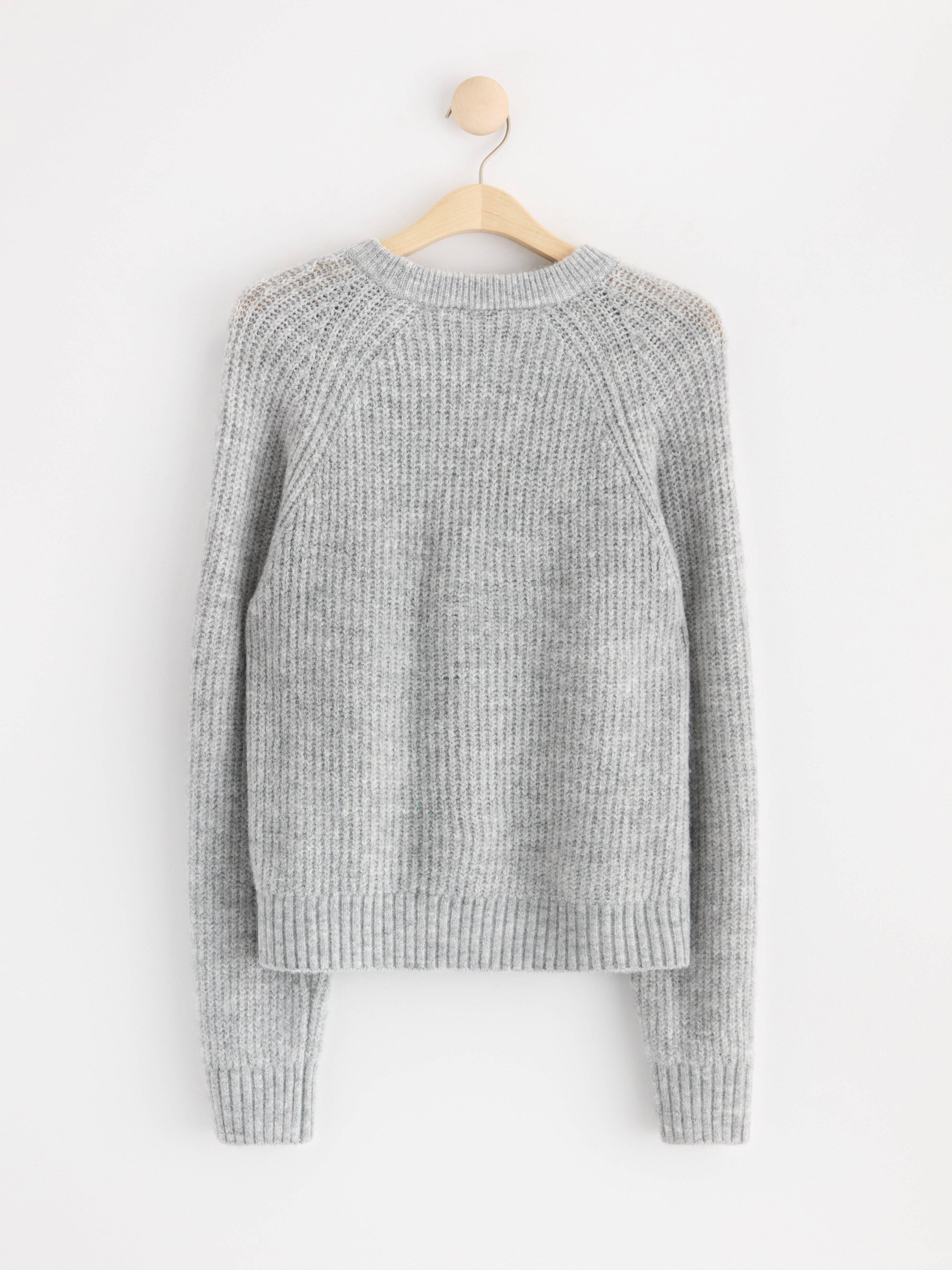 Knitted jumper Grey Melange
