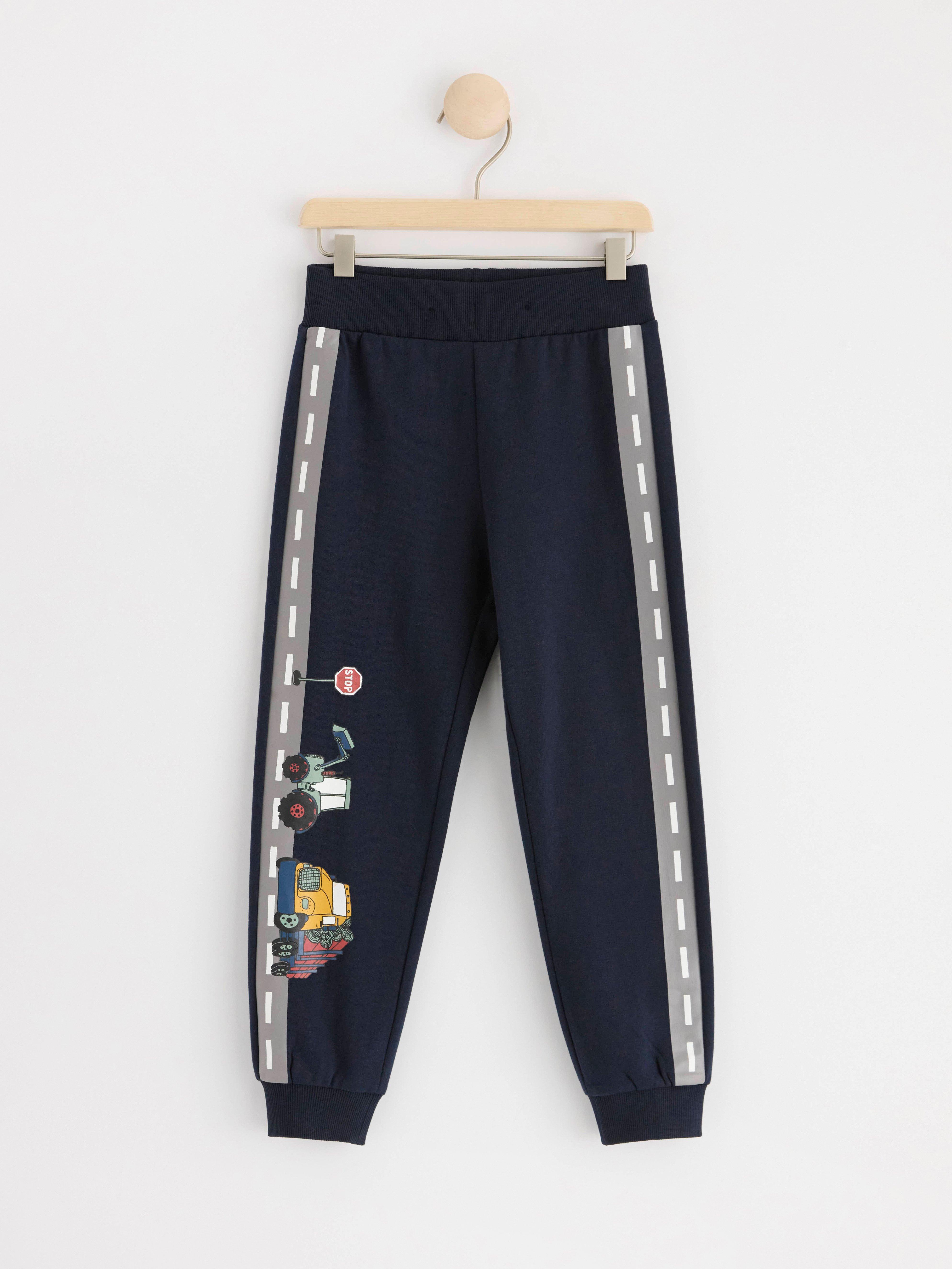 Joggers with working vehicles Dark Navy