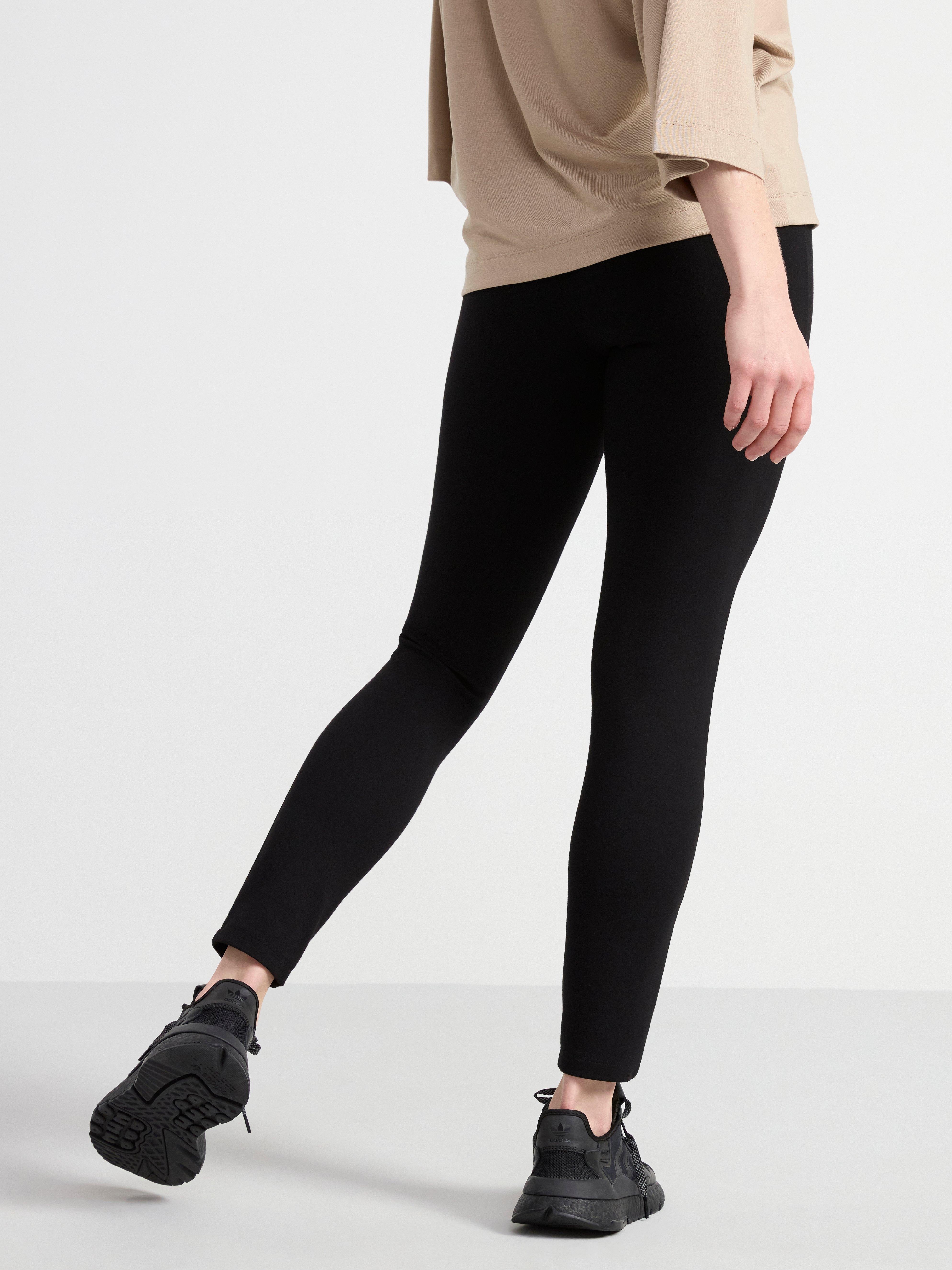 High waist Punto leggings Black