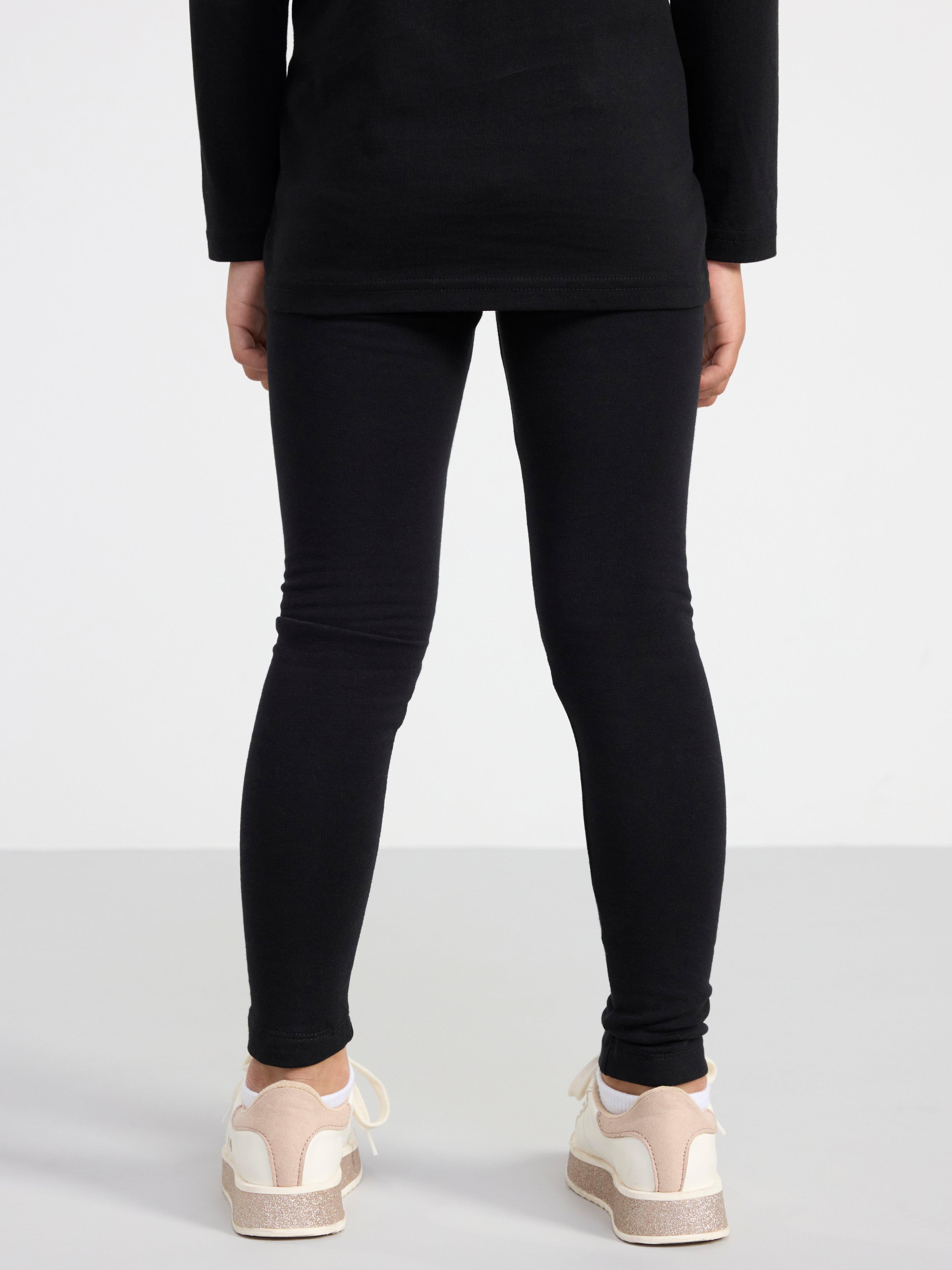 Leggings with unicorns Black