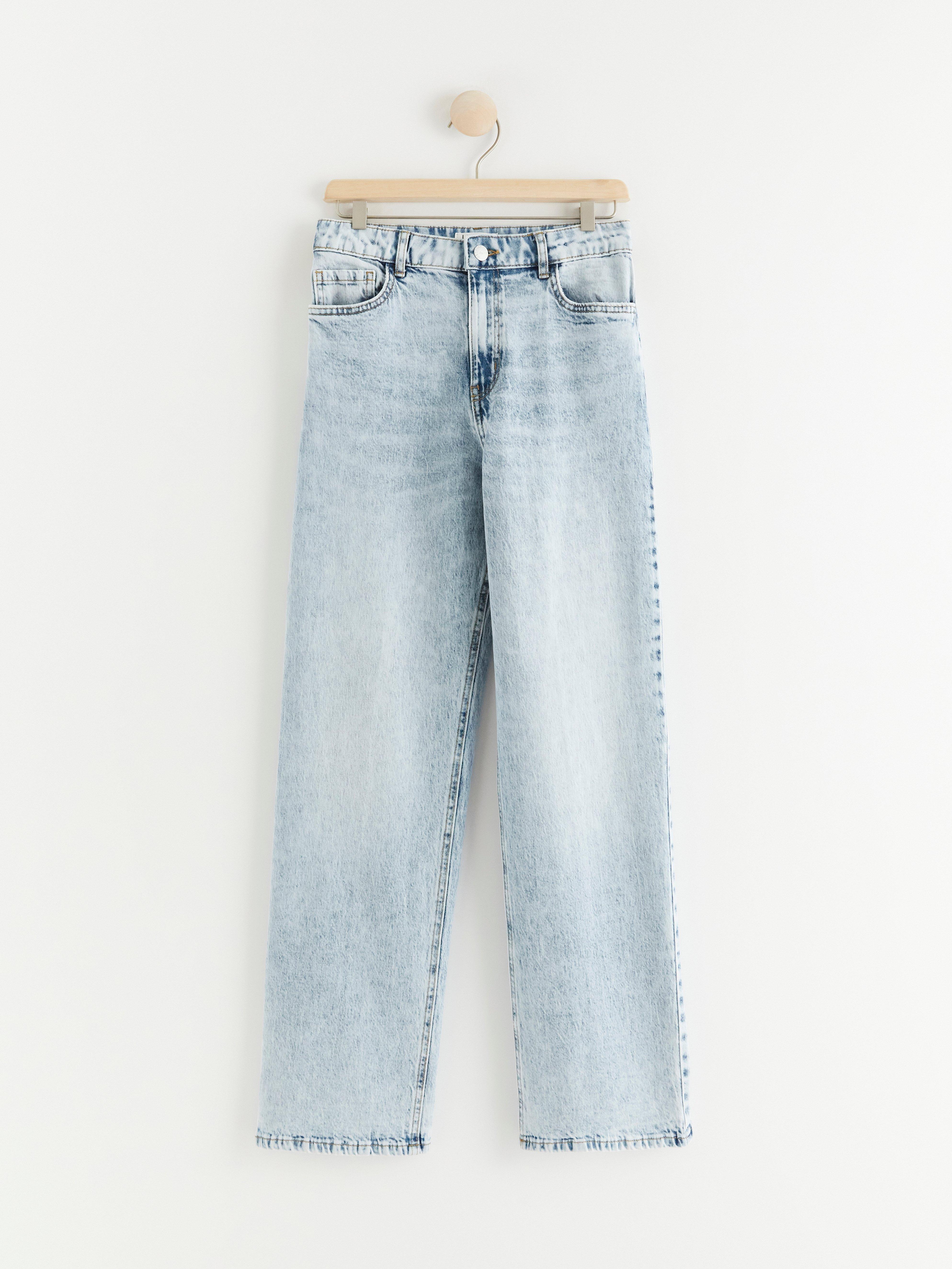 VANJA Wide high waist jeans Light denim