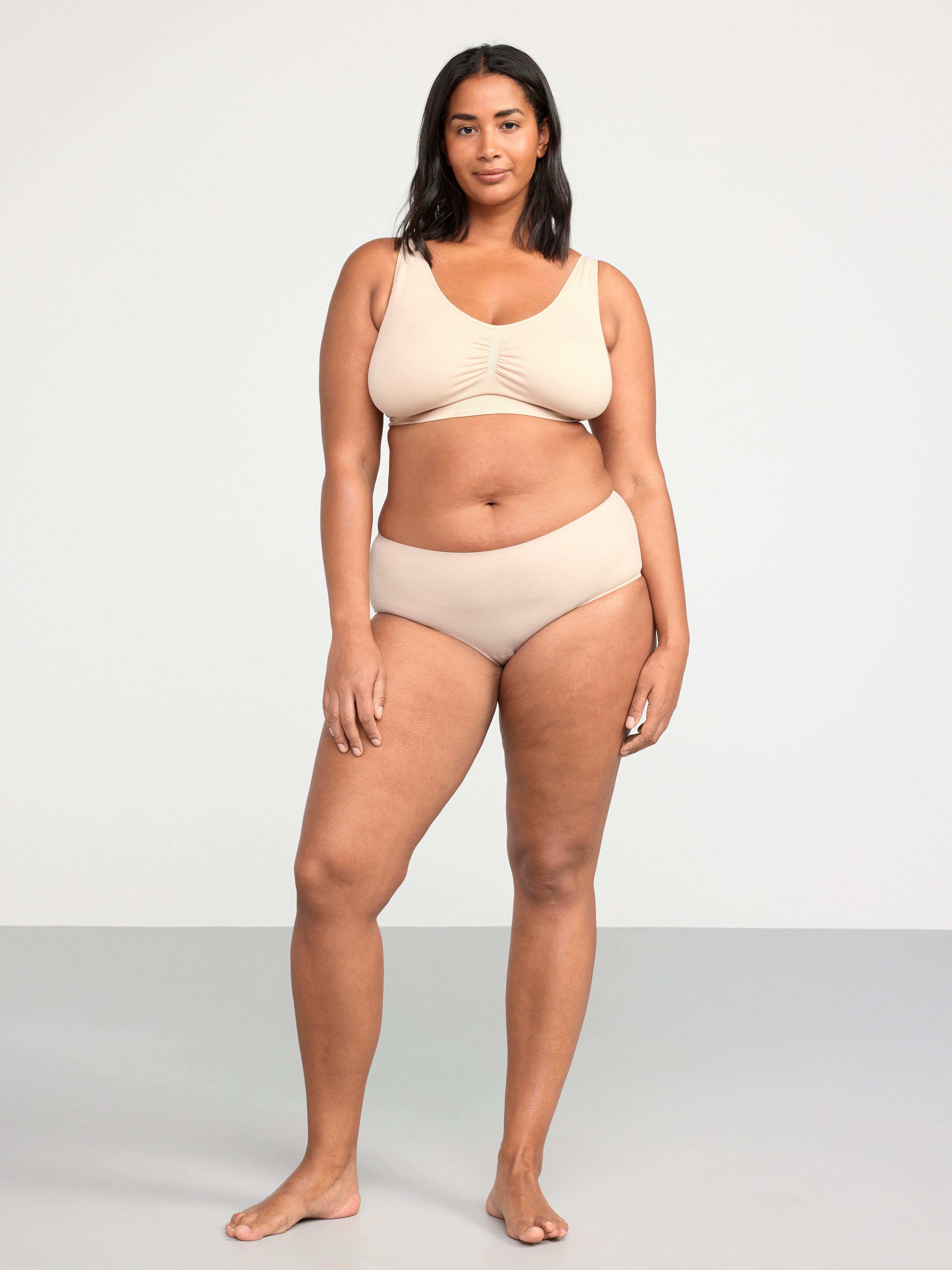 Soft seamless bra Beige