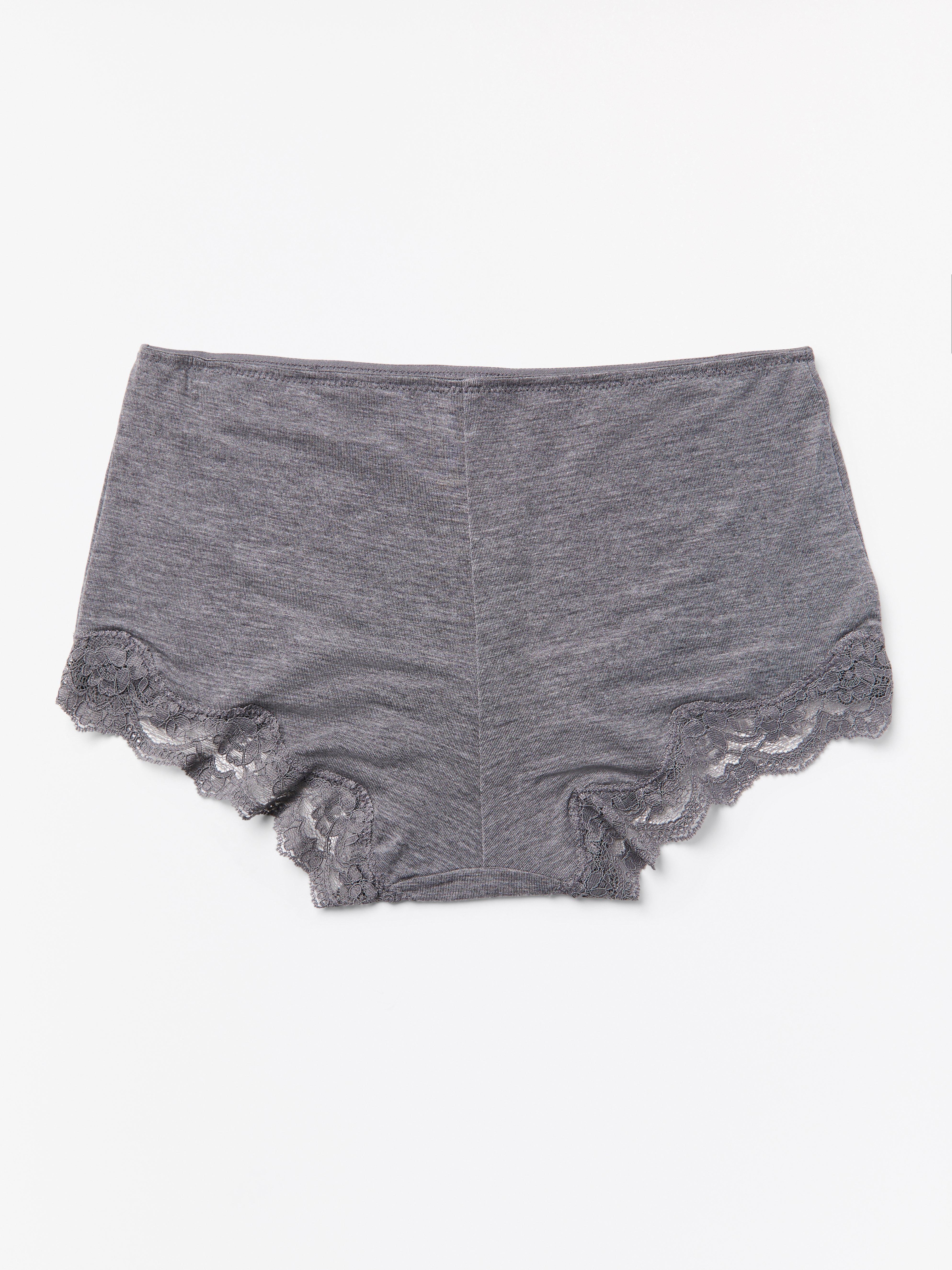 Boxer Regular Briefs Grey Melange