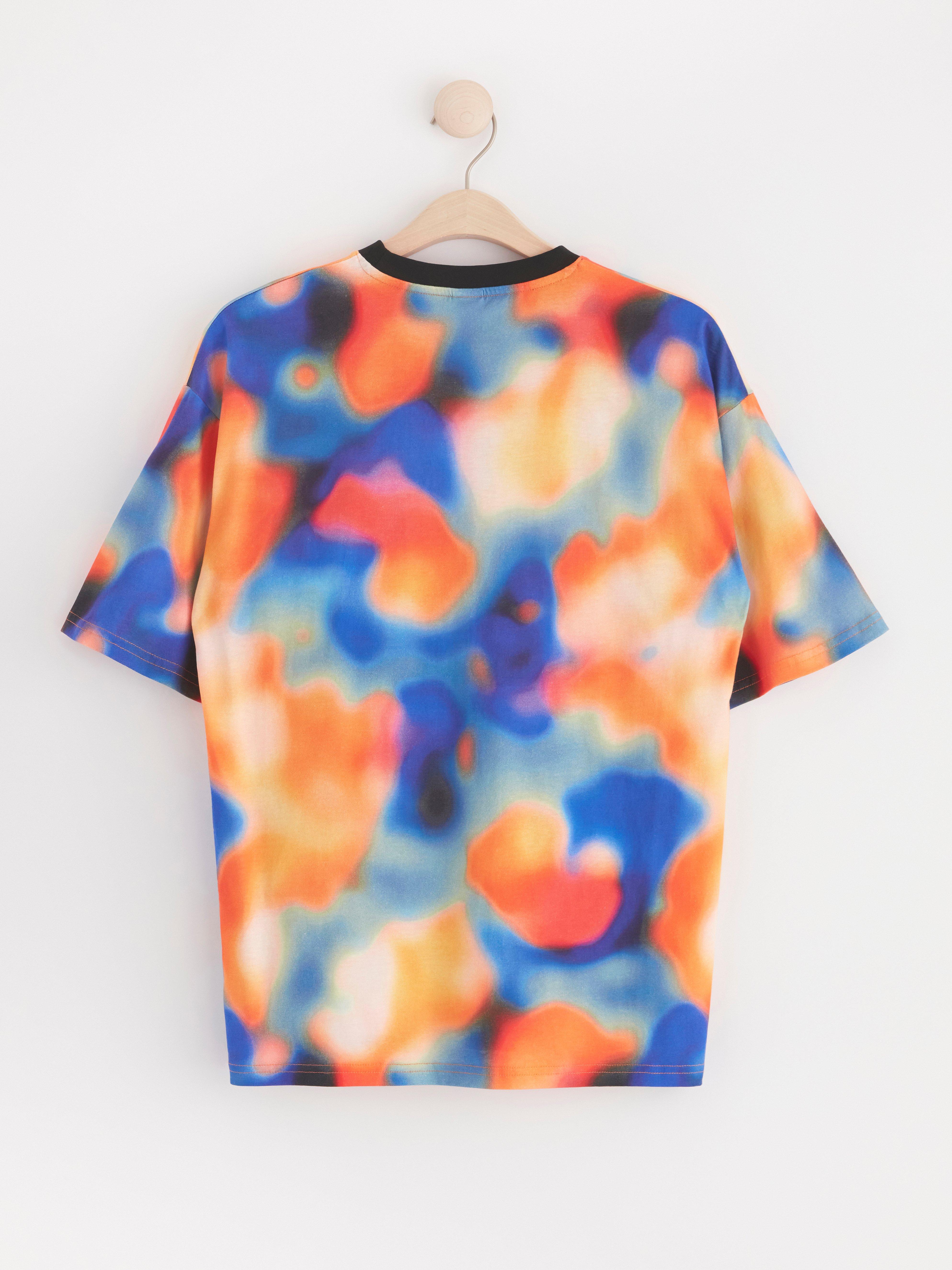 T-shirt with allover print Light Orange