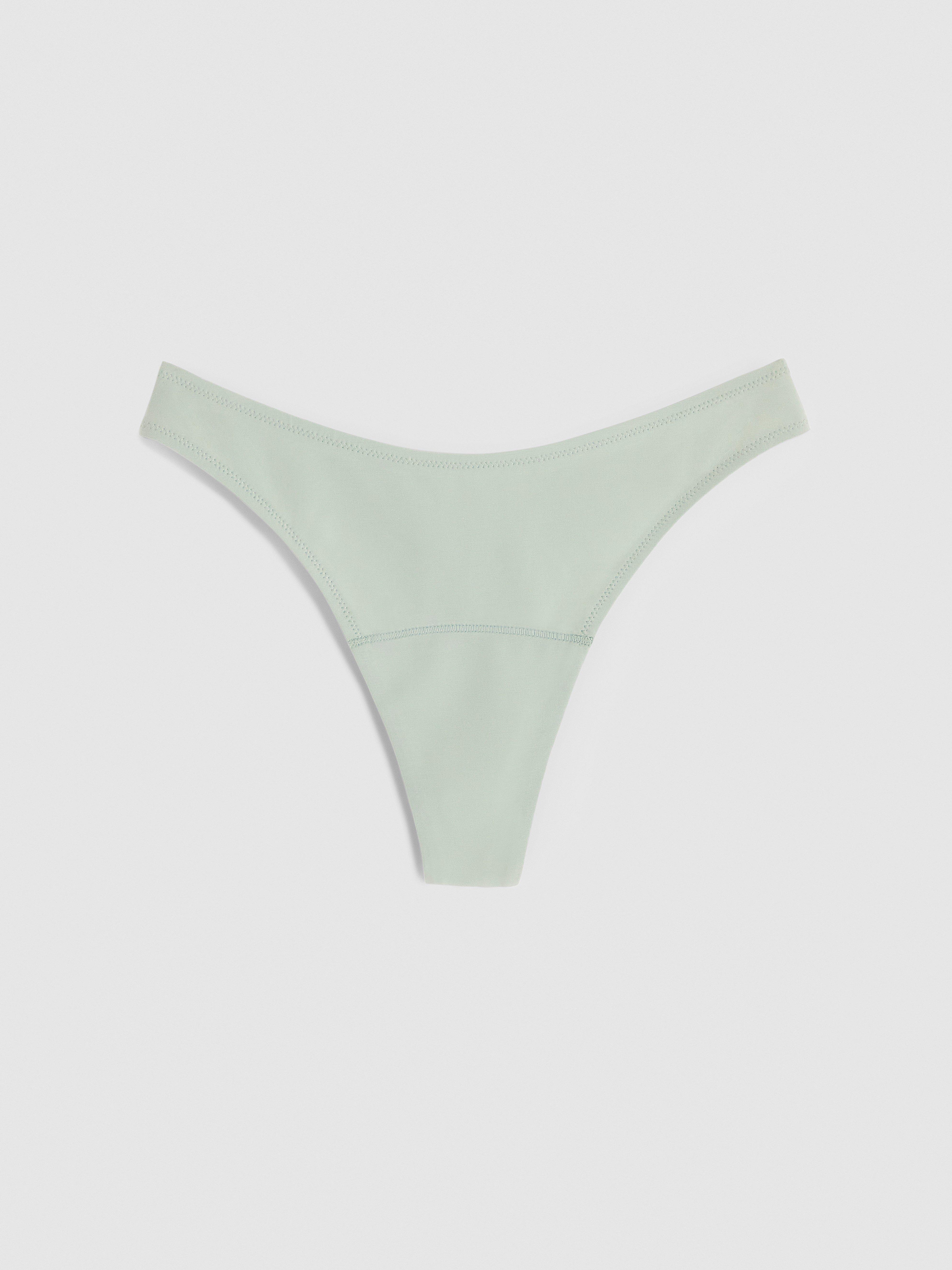 Engineered Thong Period Proof – Period Panty Light Absorbency Light Dusty Green