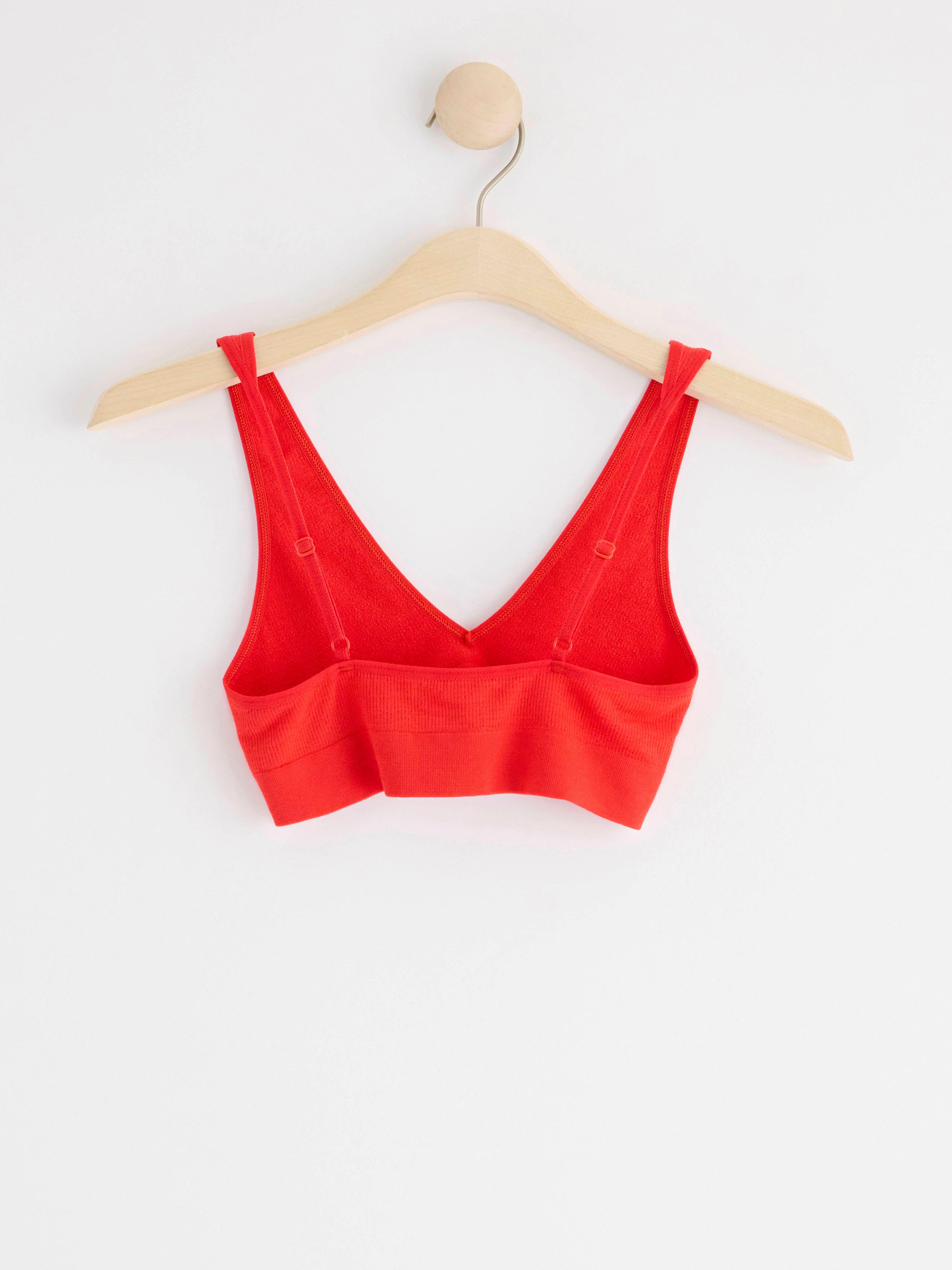 Seamless soft bra Strong Red
