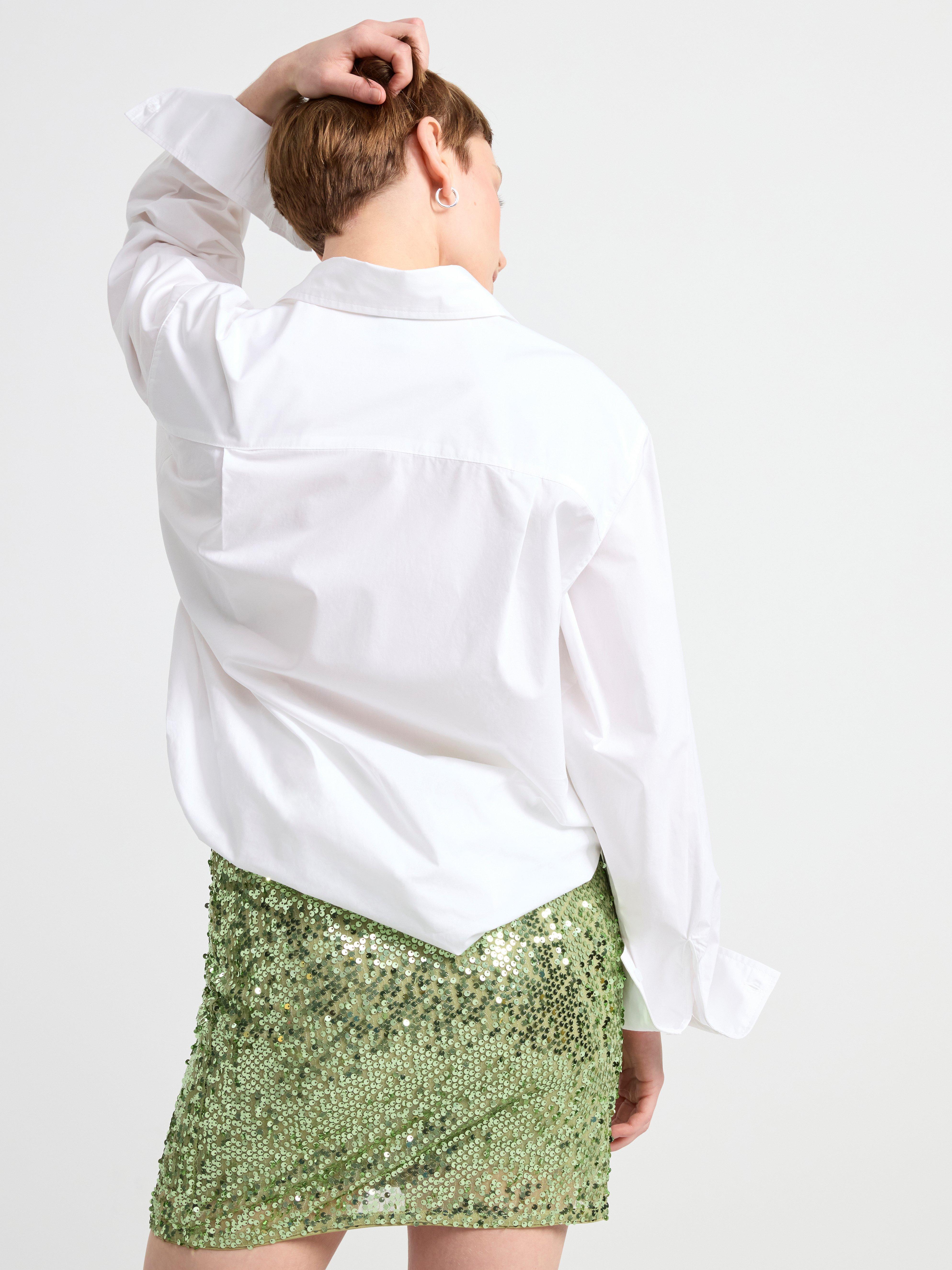 Sequin skirt Green