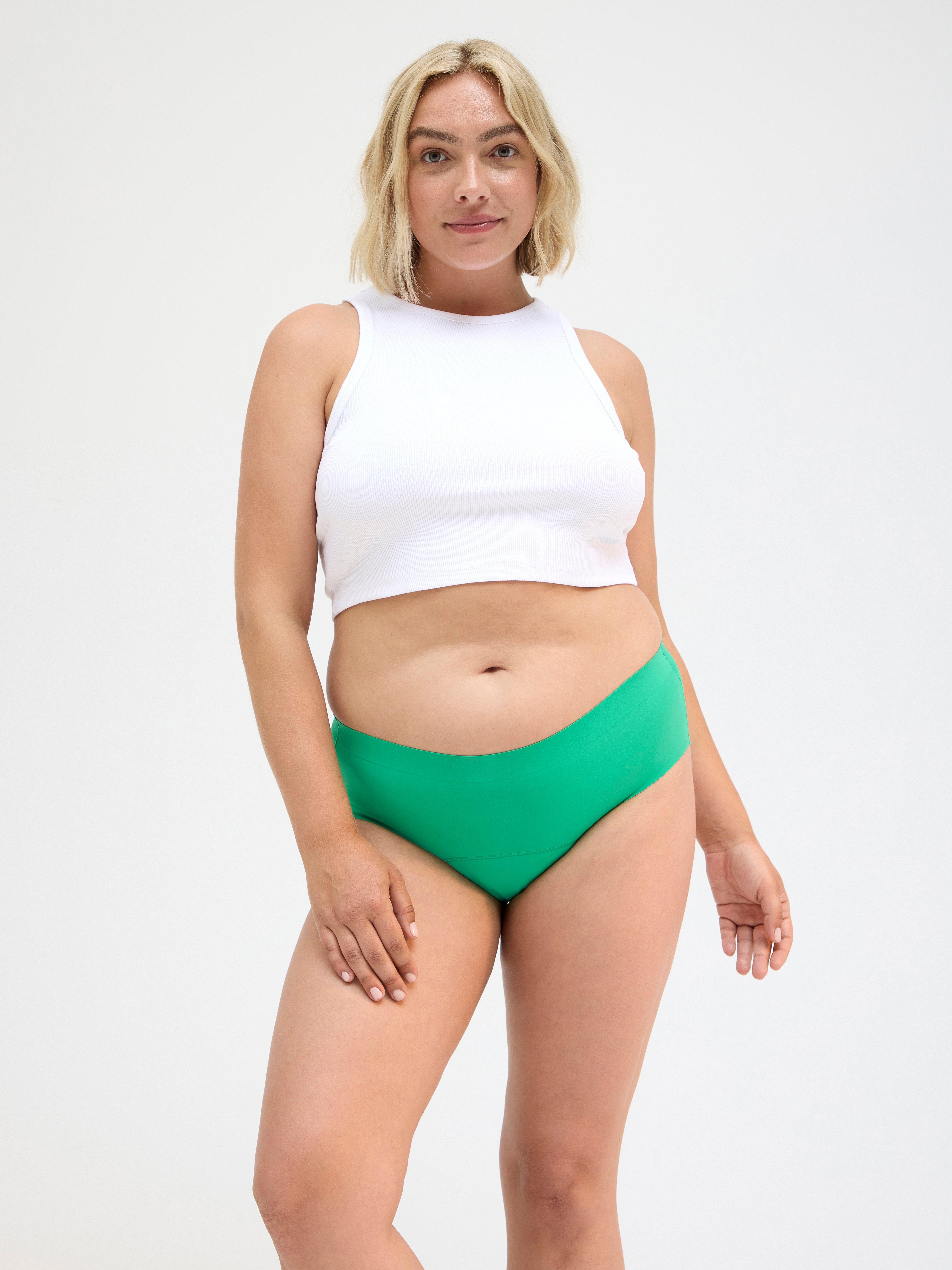 Engineered Hiphugger Period Proof – Period Panty Medium Absorbency Green