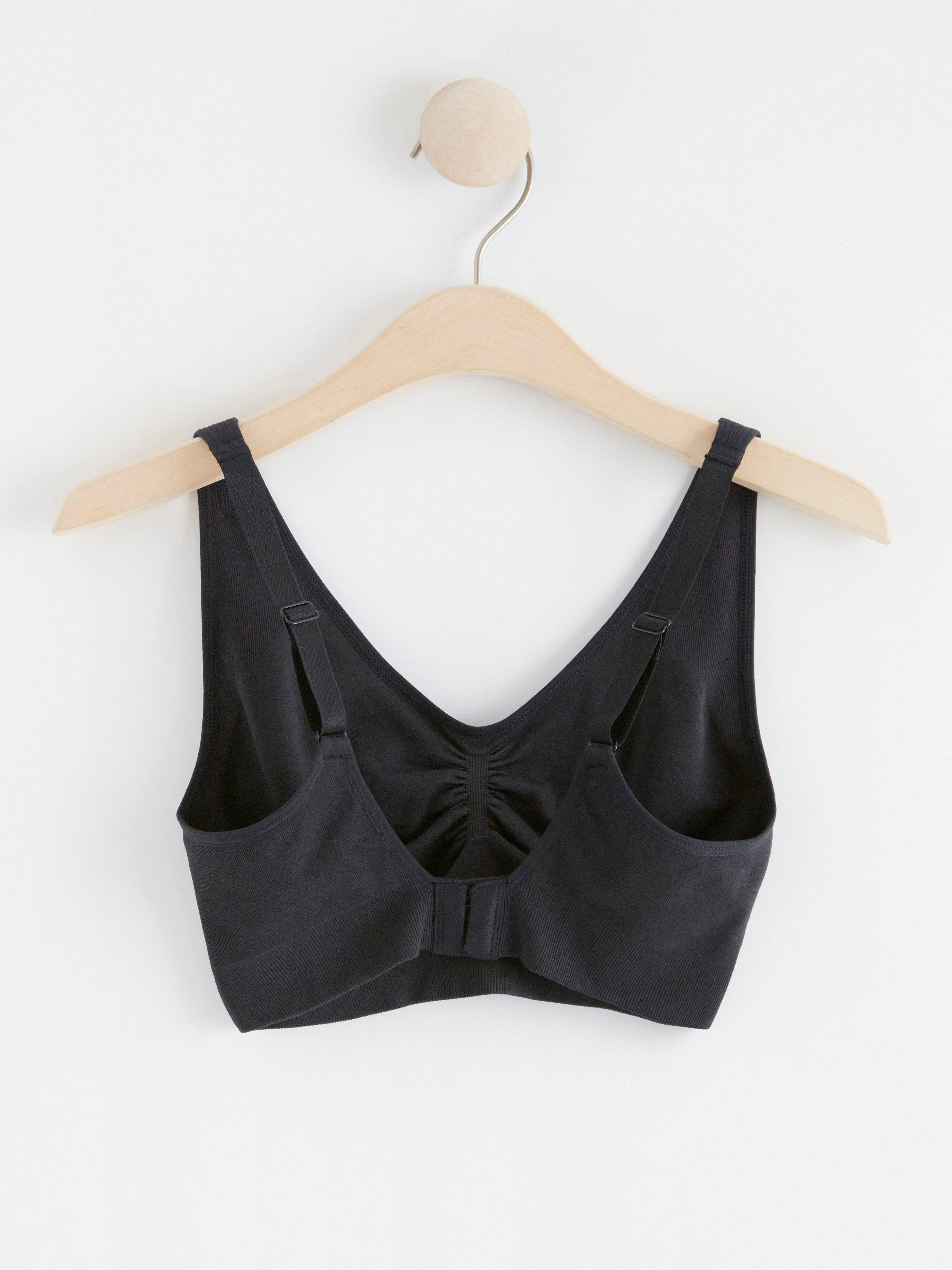 Seamless soft bra Black