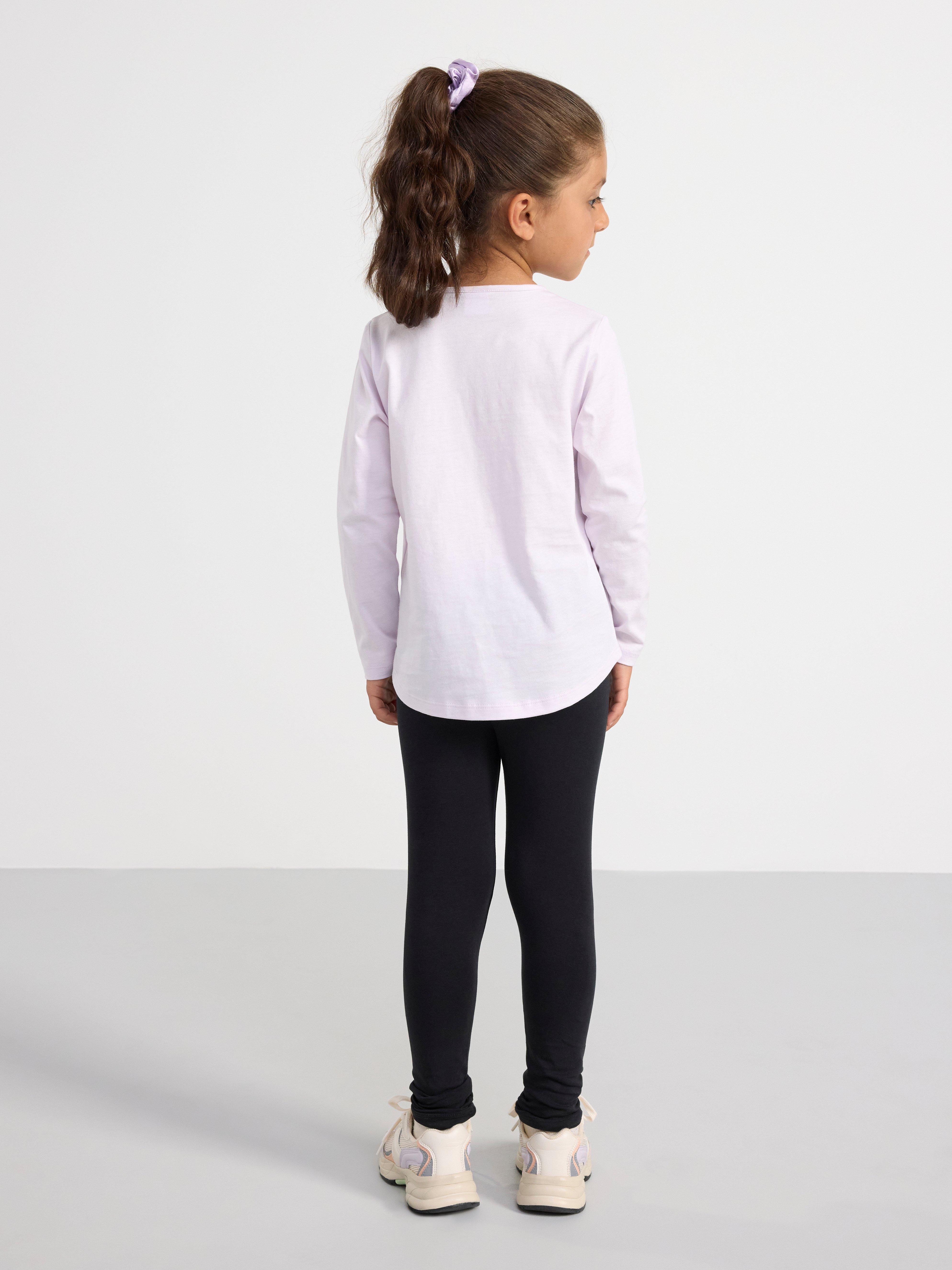 Long sleeve top with reversible sequins Light Lilac