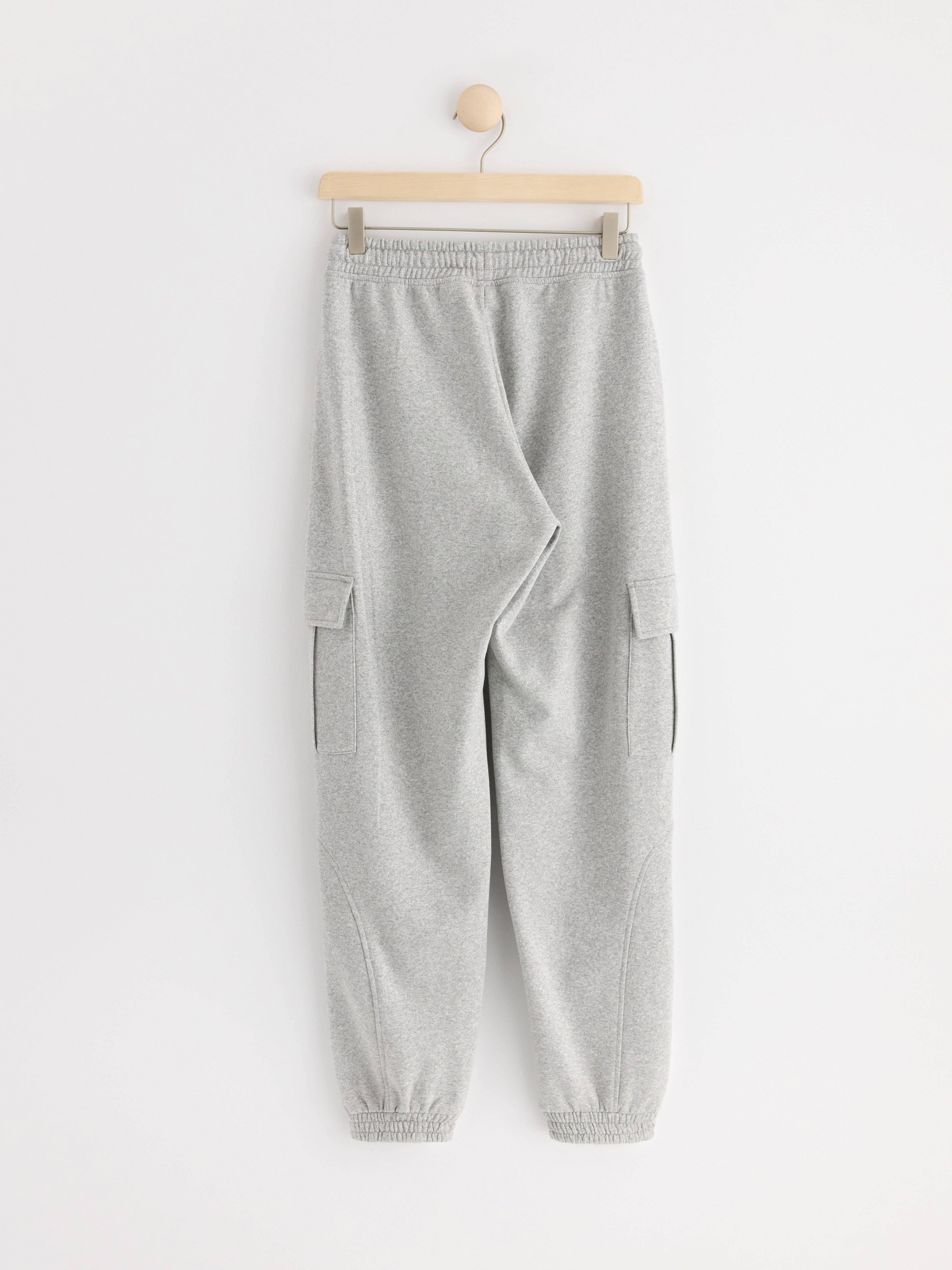 Joggers with cargo pockets Grey Melange