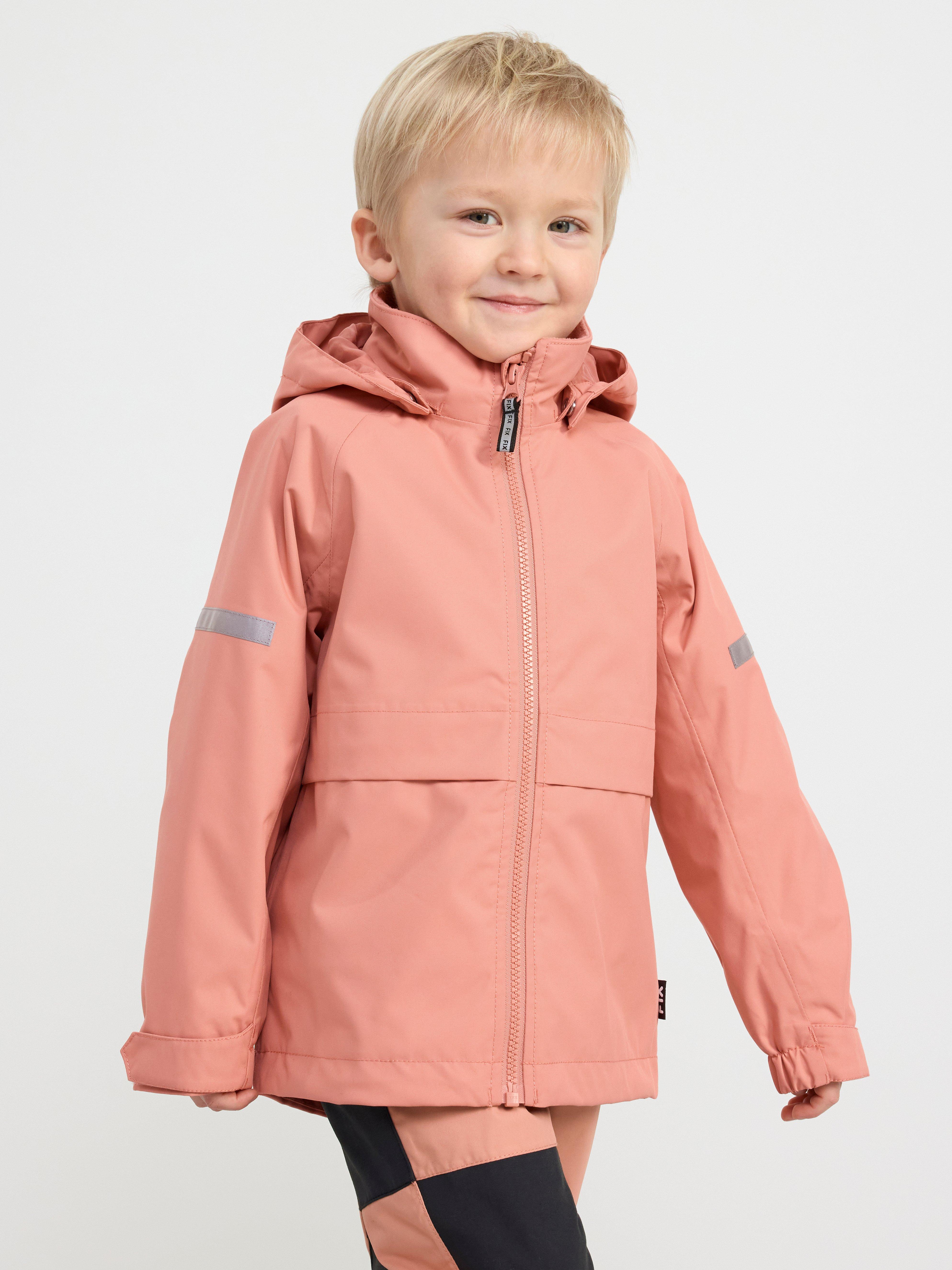 FIX Shell jacket with adjustable sleeves Dusty Coral