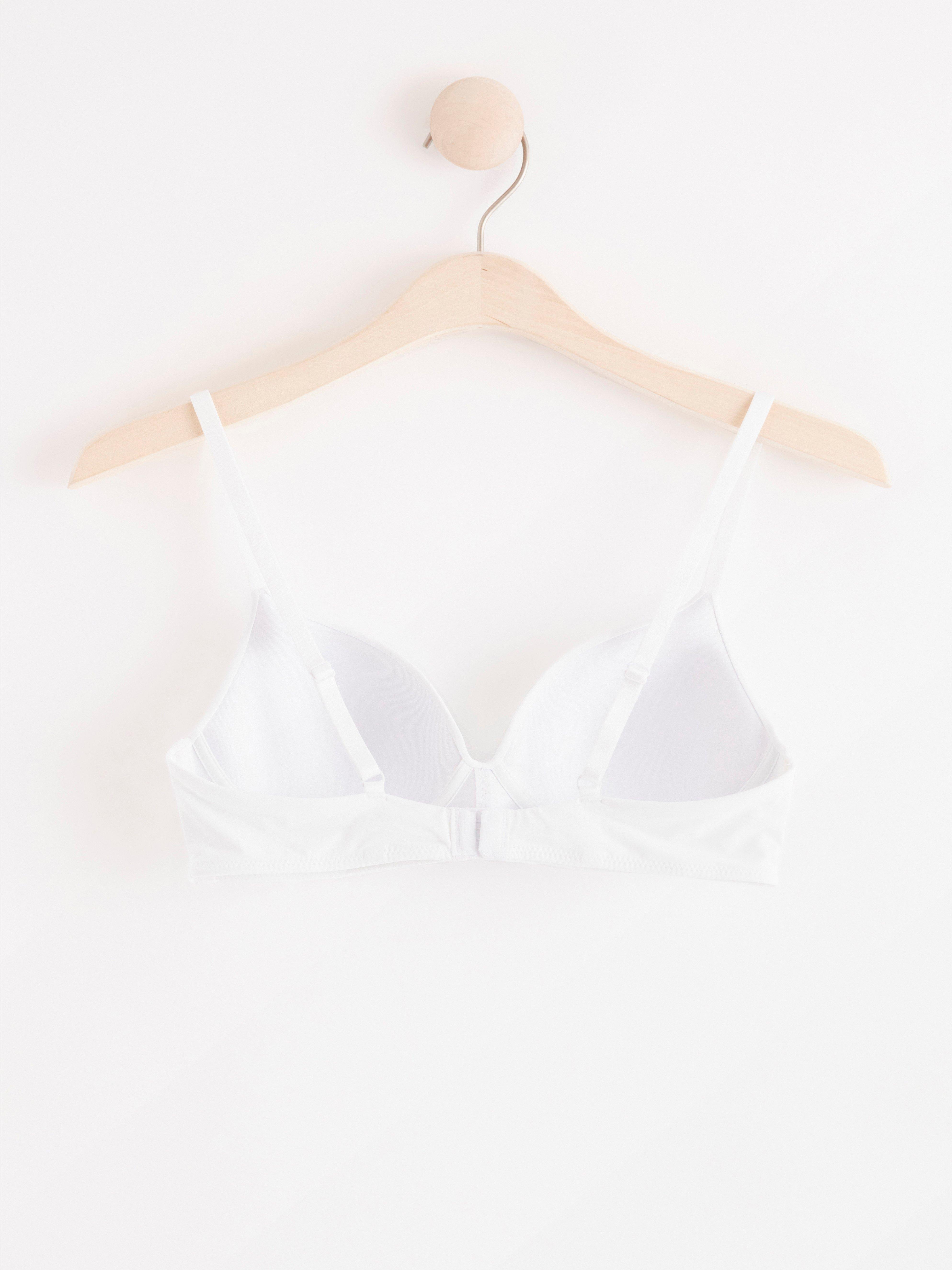 Flora wirefree bra White