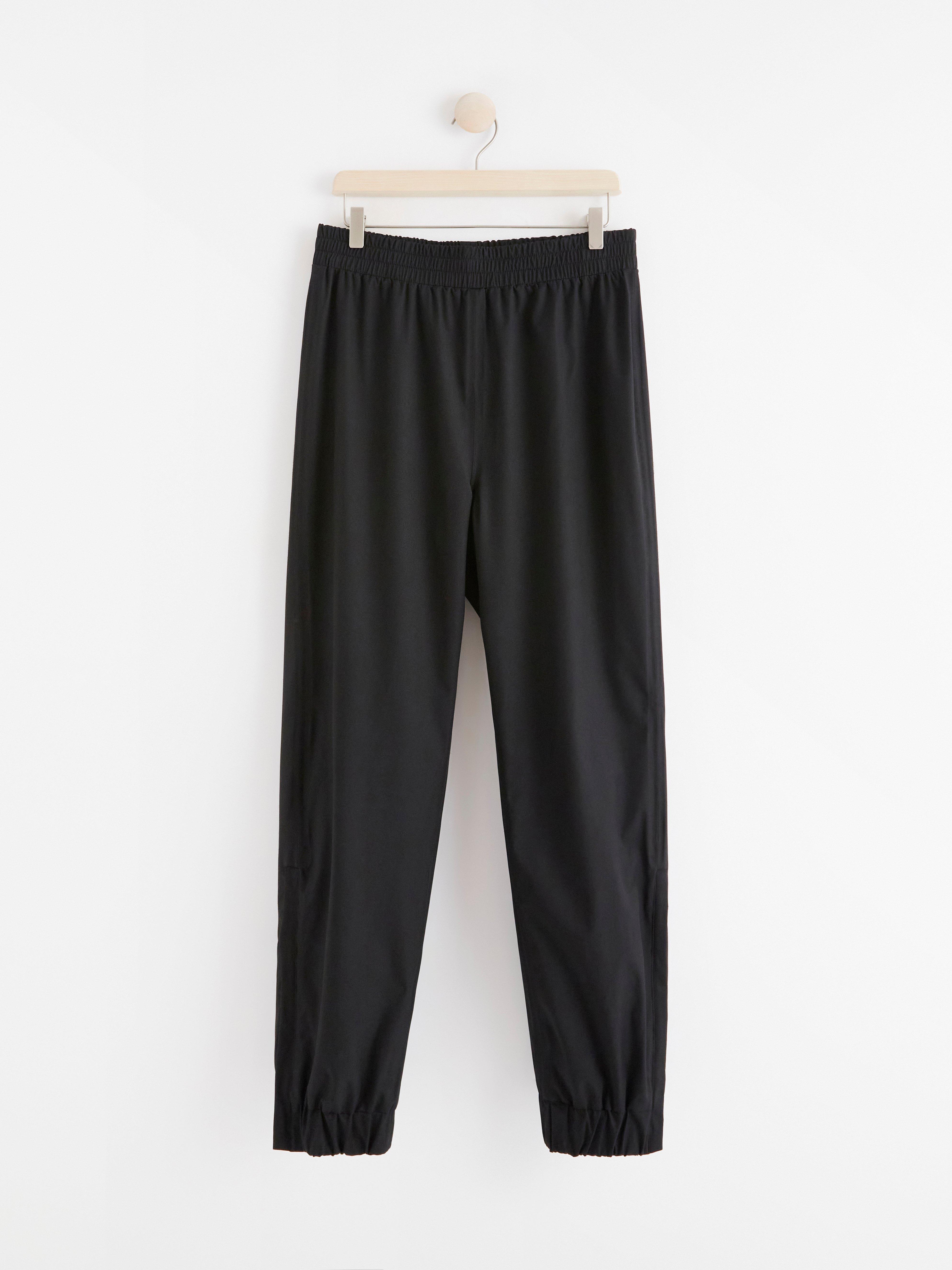 Water repellent shell trousers Black