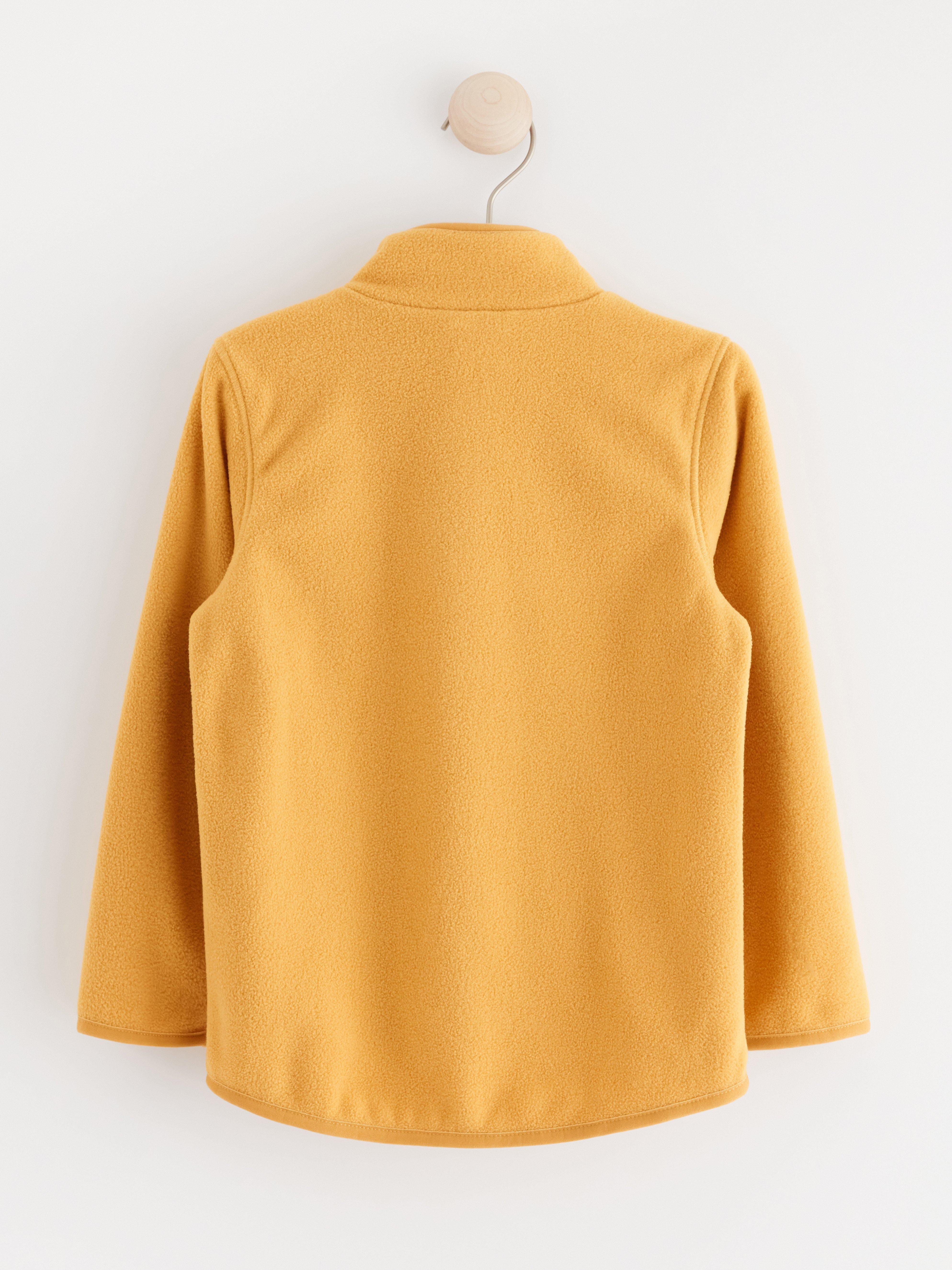 FIX Jacket in fleece Dusty Yellow