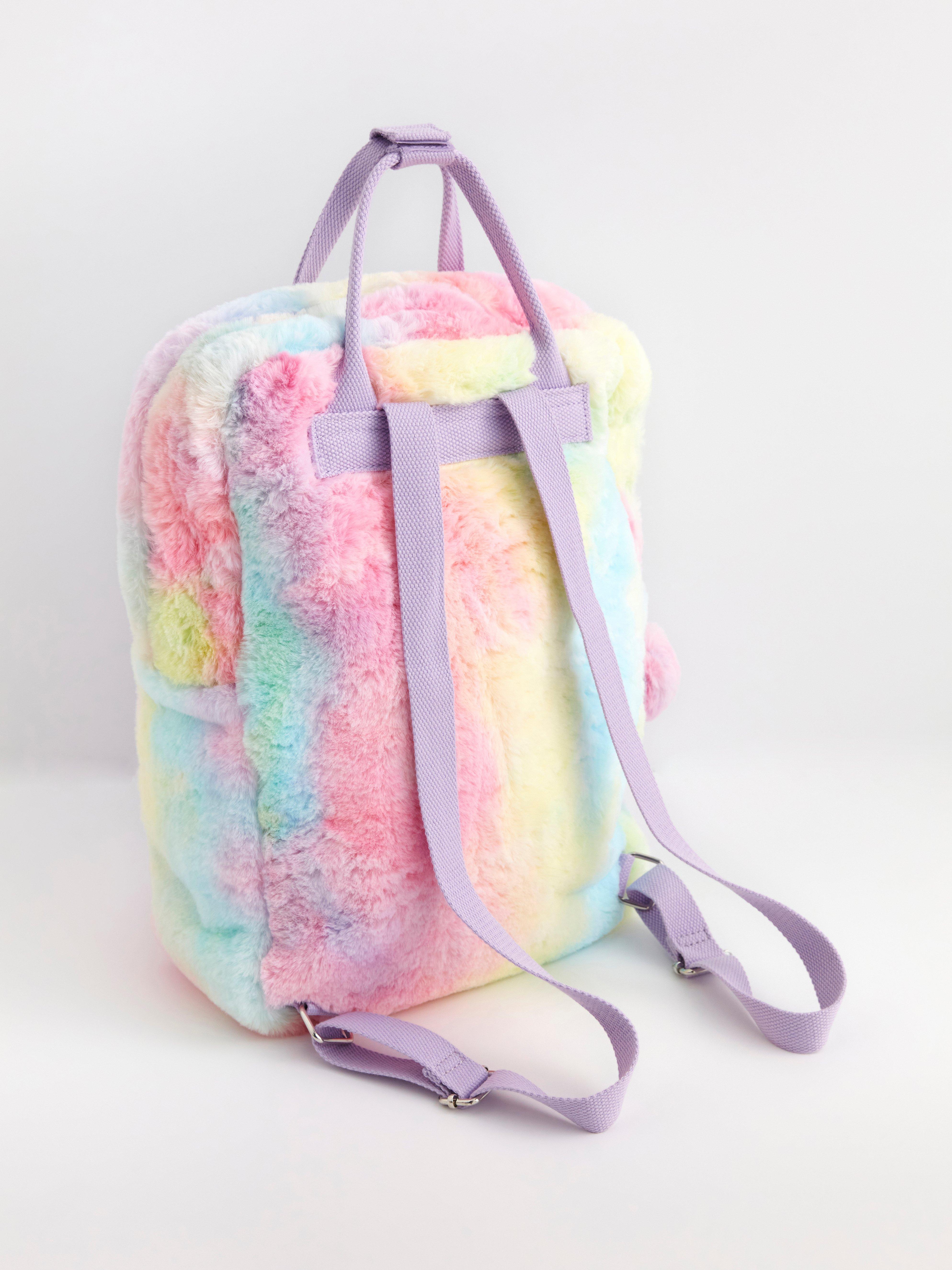 Backpack in faux fur Light Pink