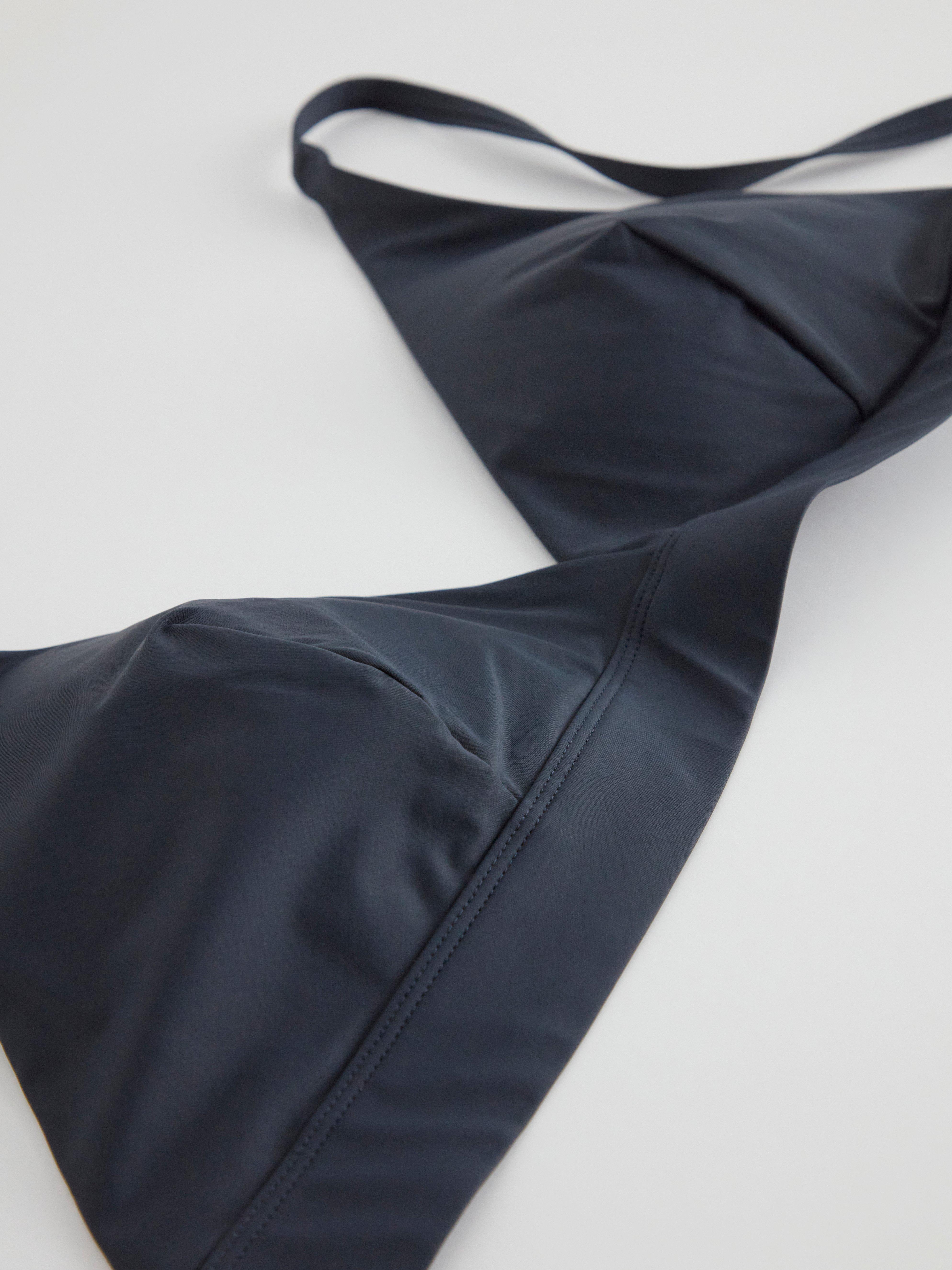 Triangle bikini top Dark Blue