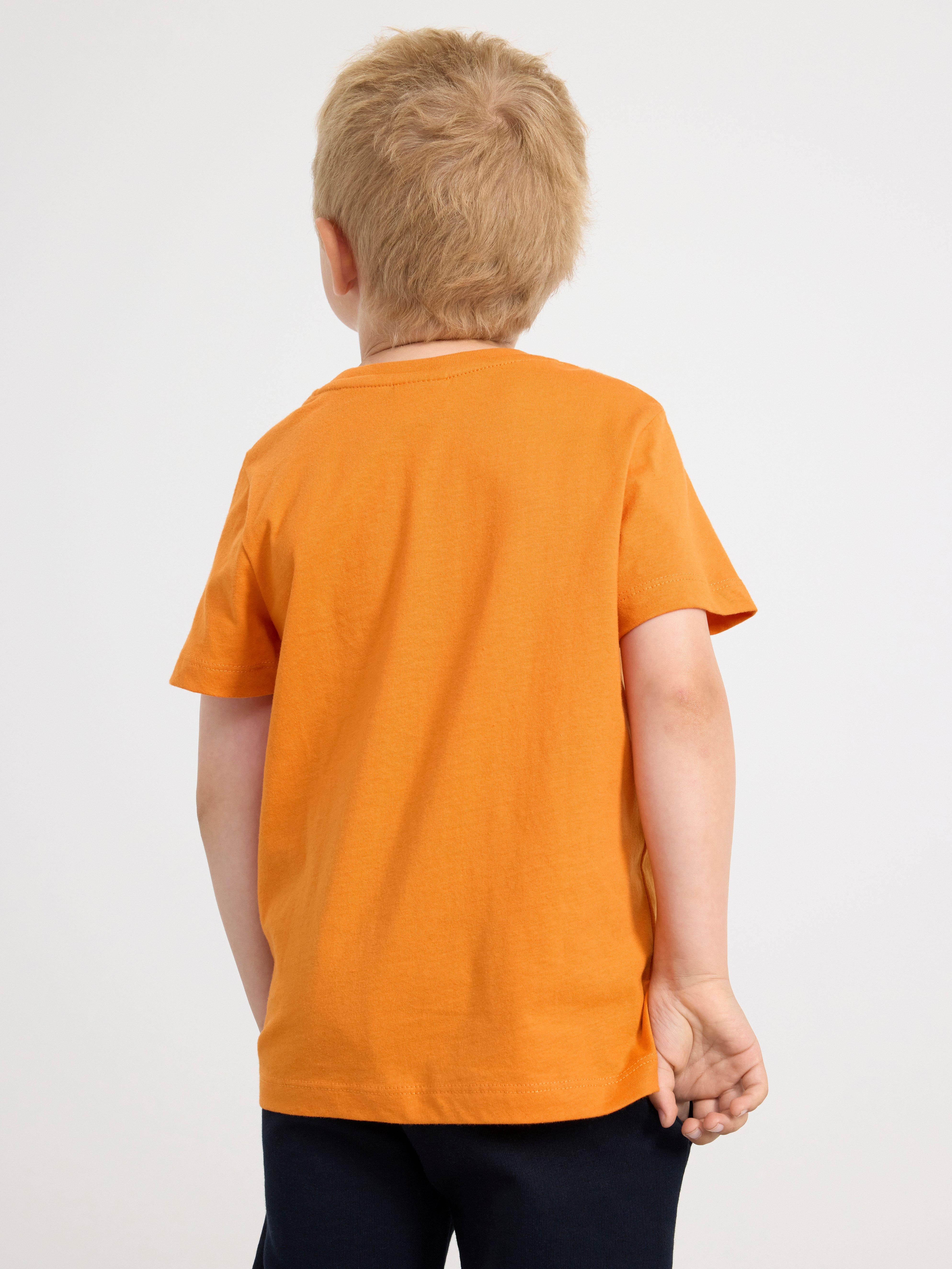 Short sleeve top with Paw Patrol Orange