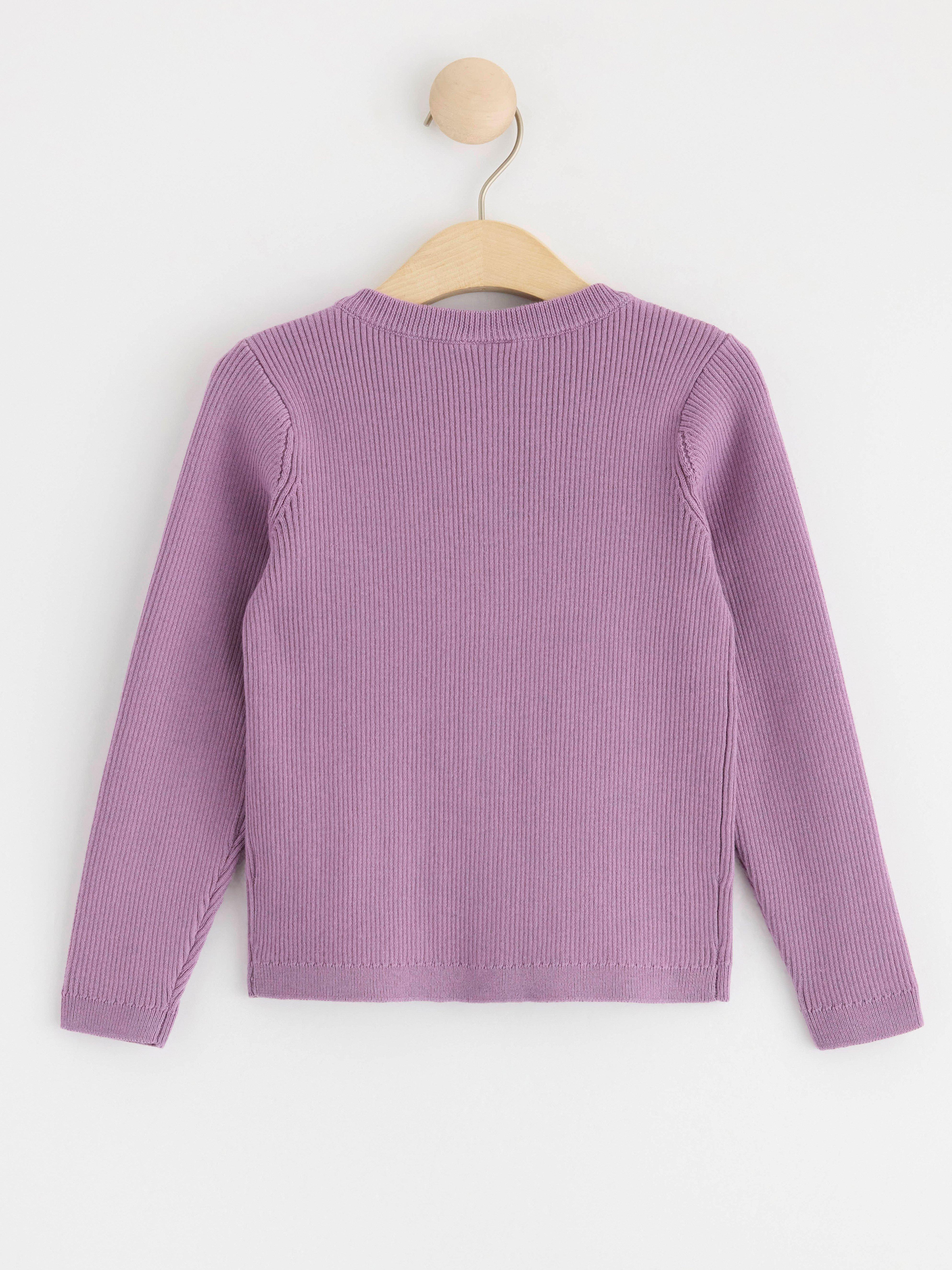 Cardigan Light Dusty Lilac