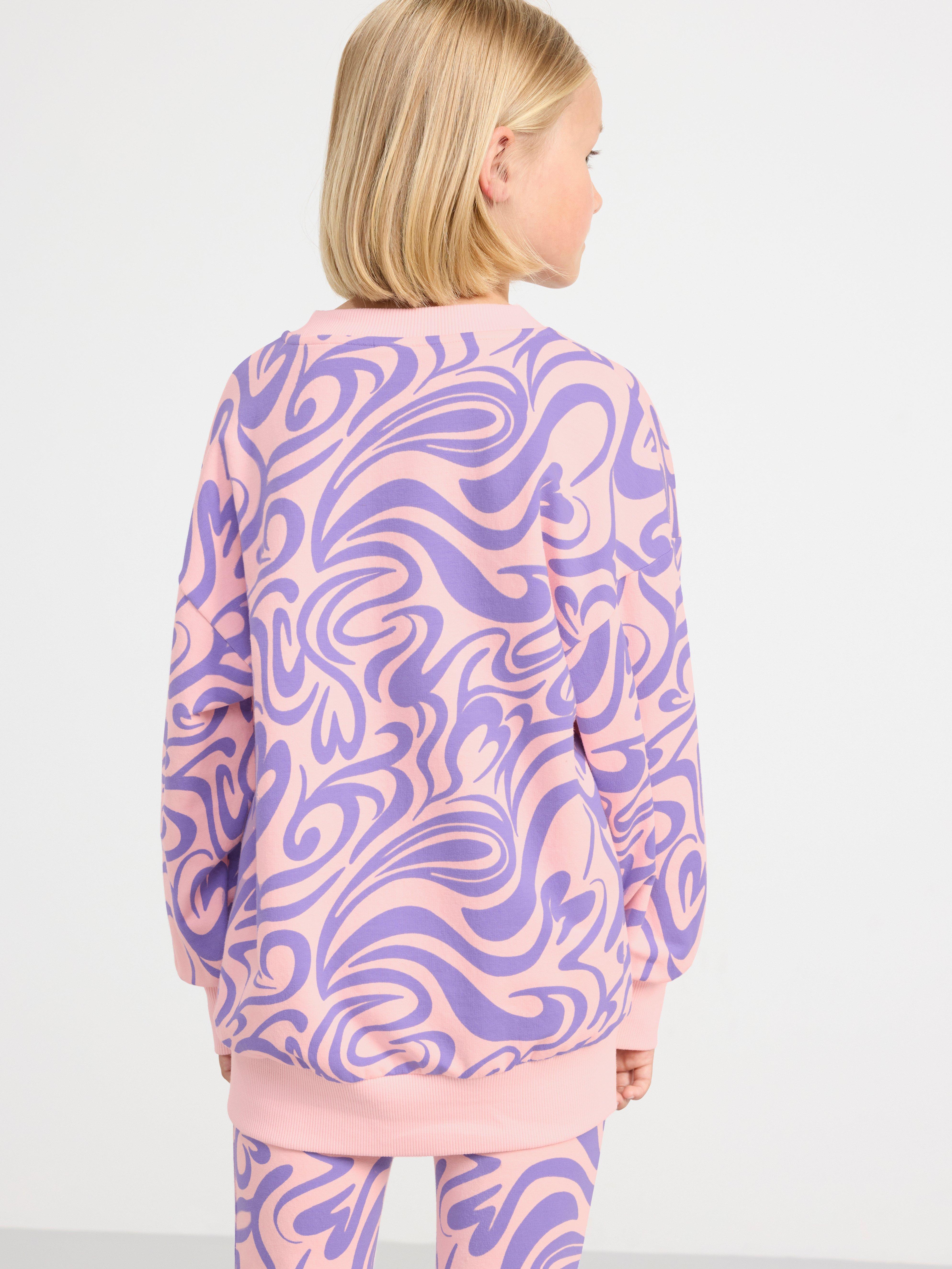 Oversized sweatshirt Light Pink