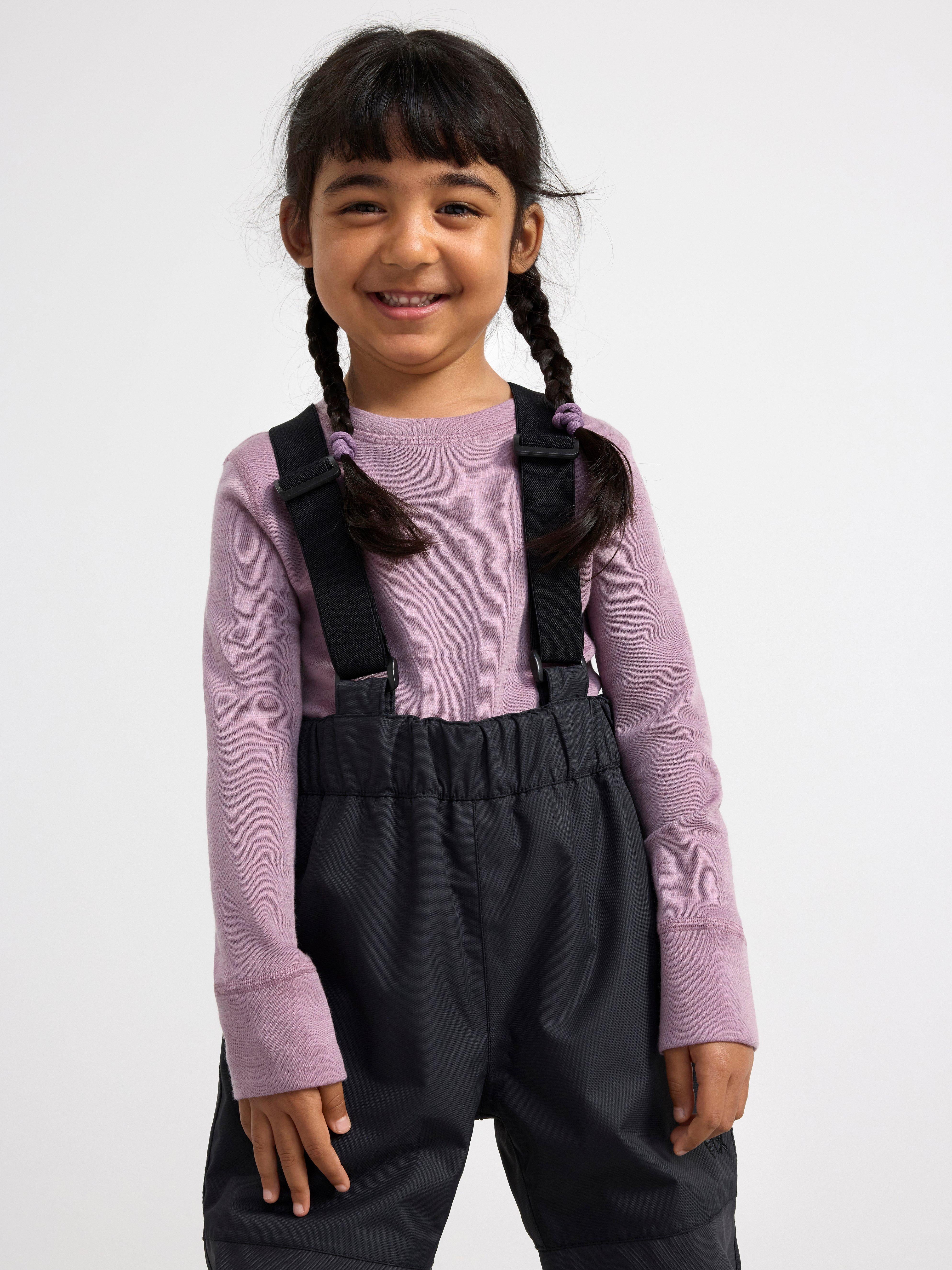 FIX Shell trousers with braces Black