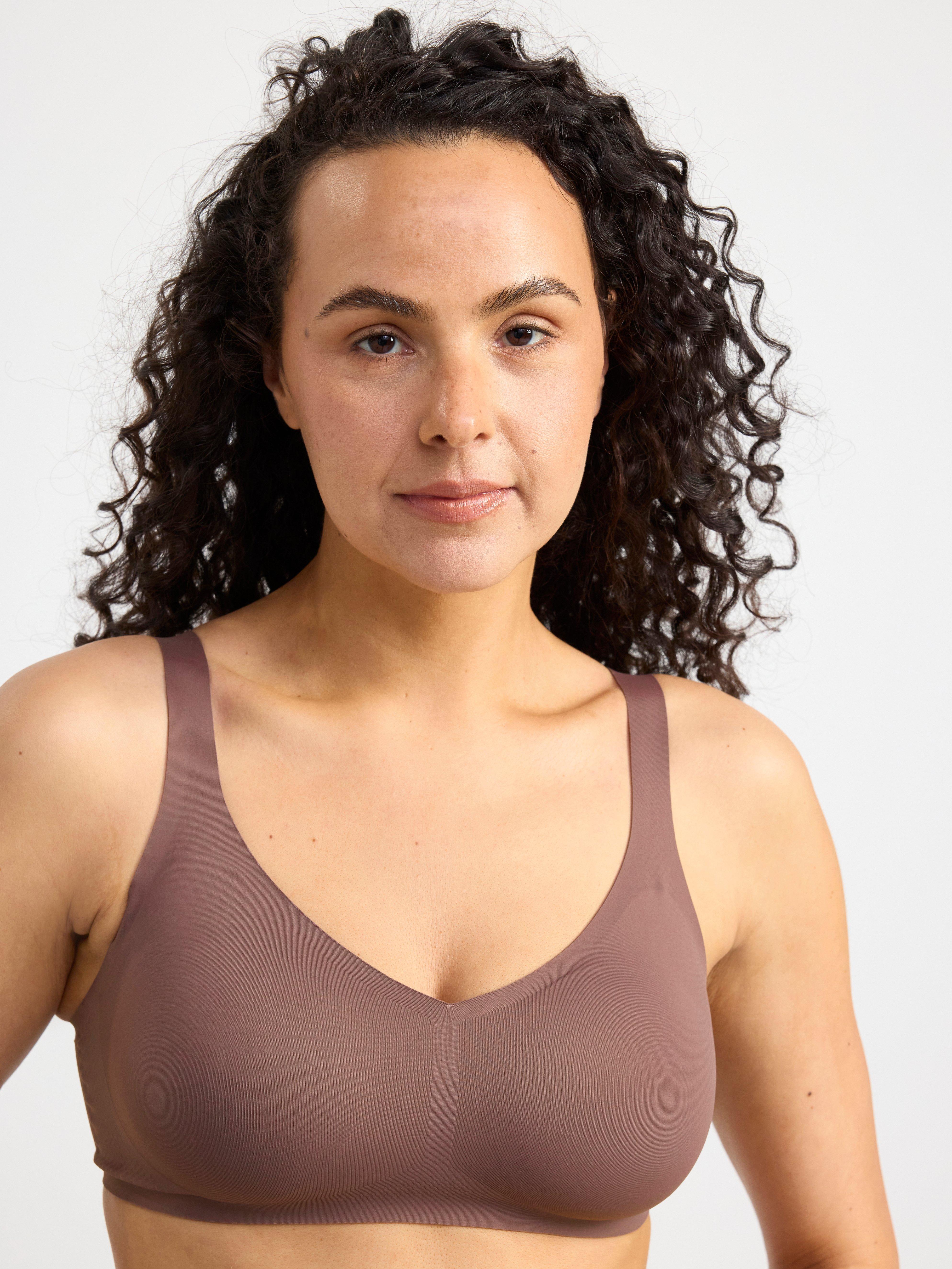 Soft bra Dark Dusty Brown