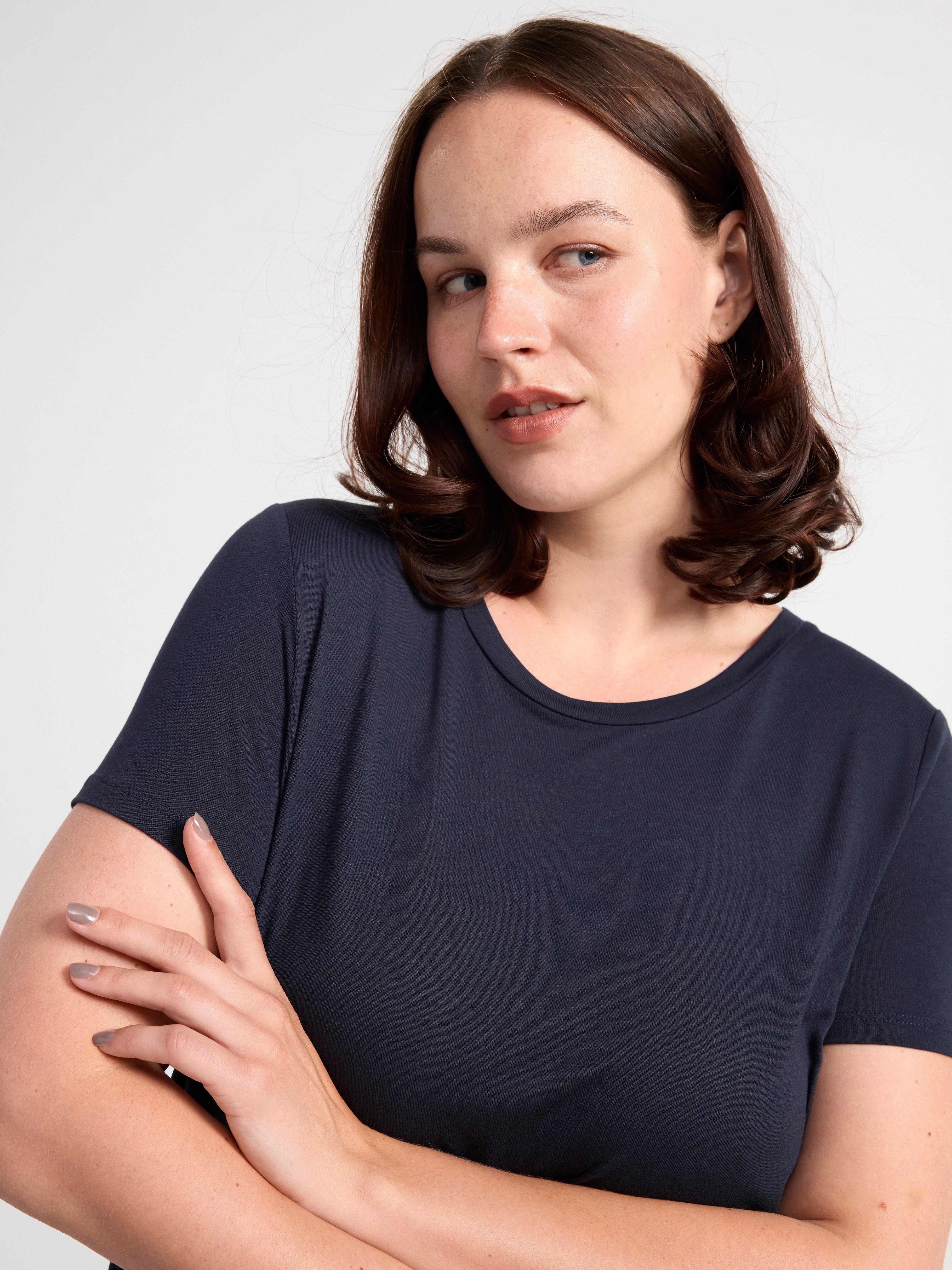 Short sleeve top Dark Blue