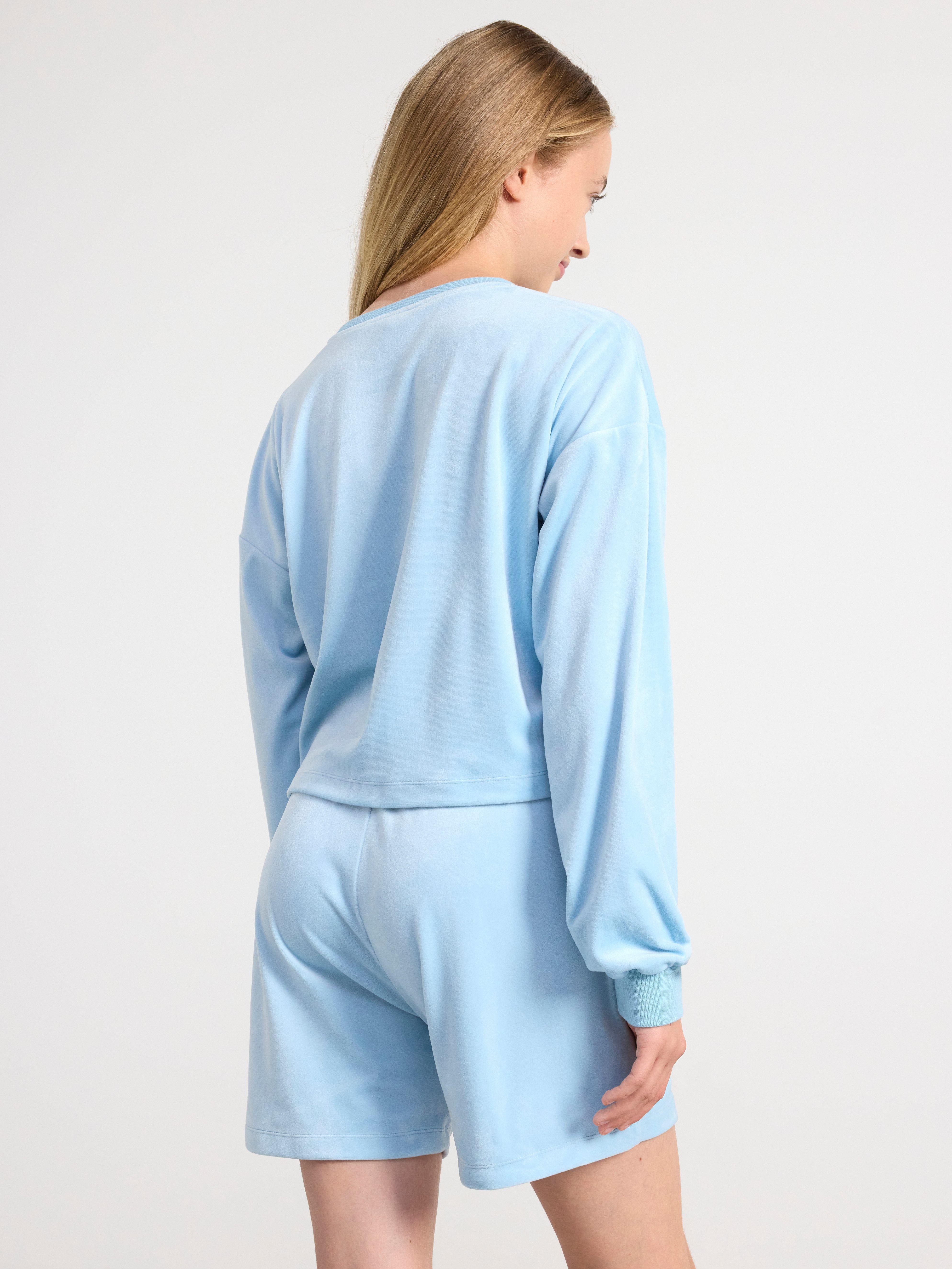 Velour pyjama set Light Blue