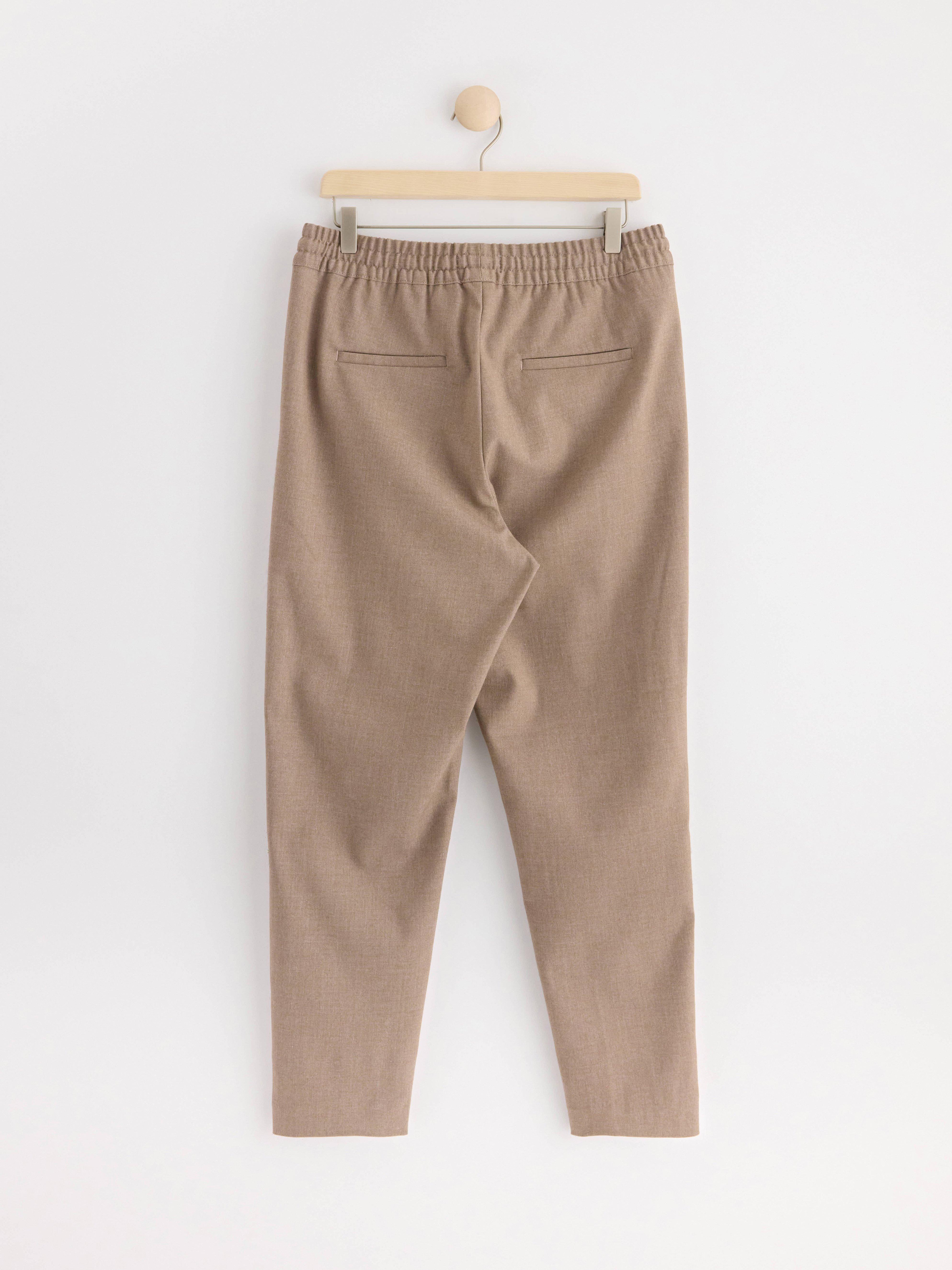 AVA Tapered trousers Dusty Khaki