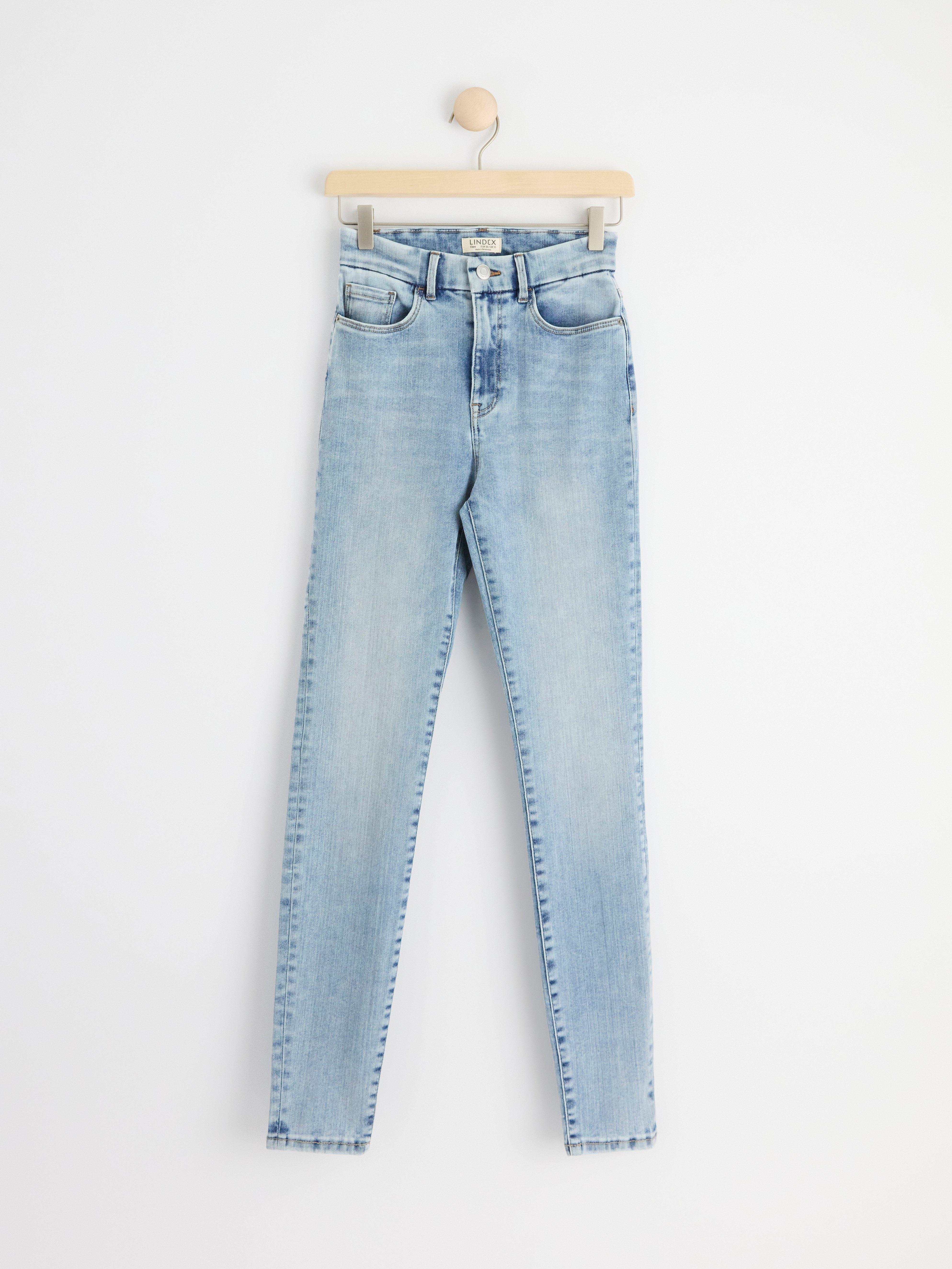 CLARA Curve super stretch slim fit jeans with high waist Light denim