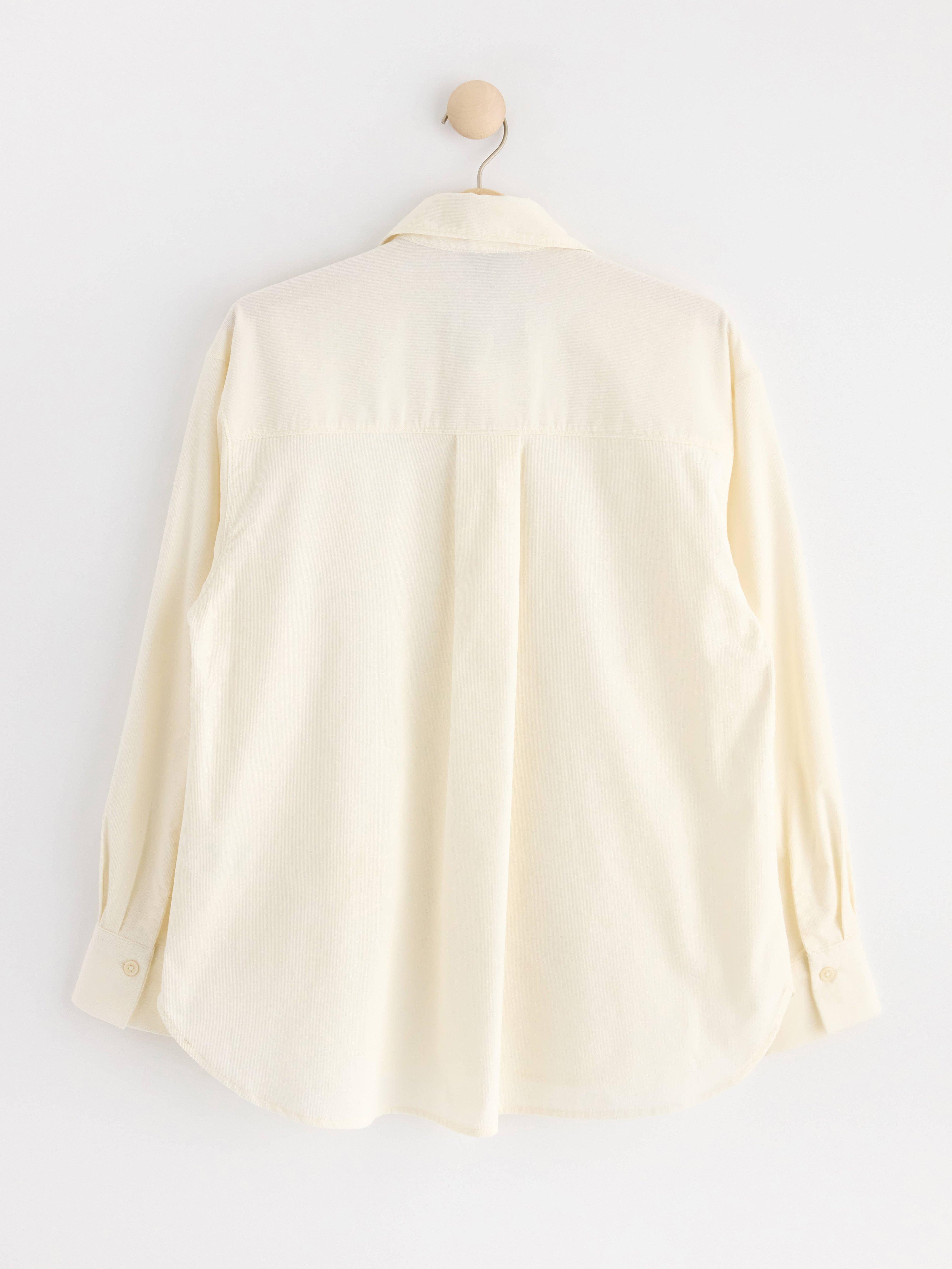 Shirt in corduroy Light Beige