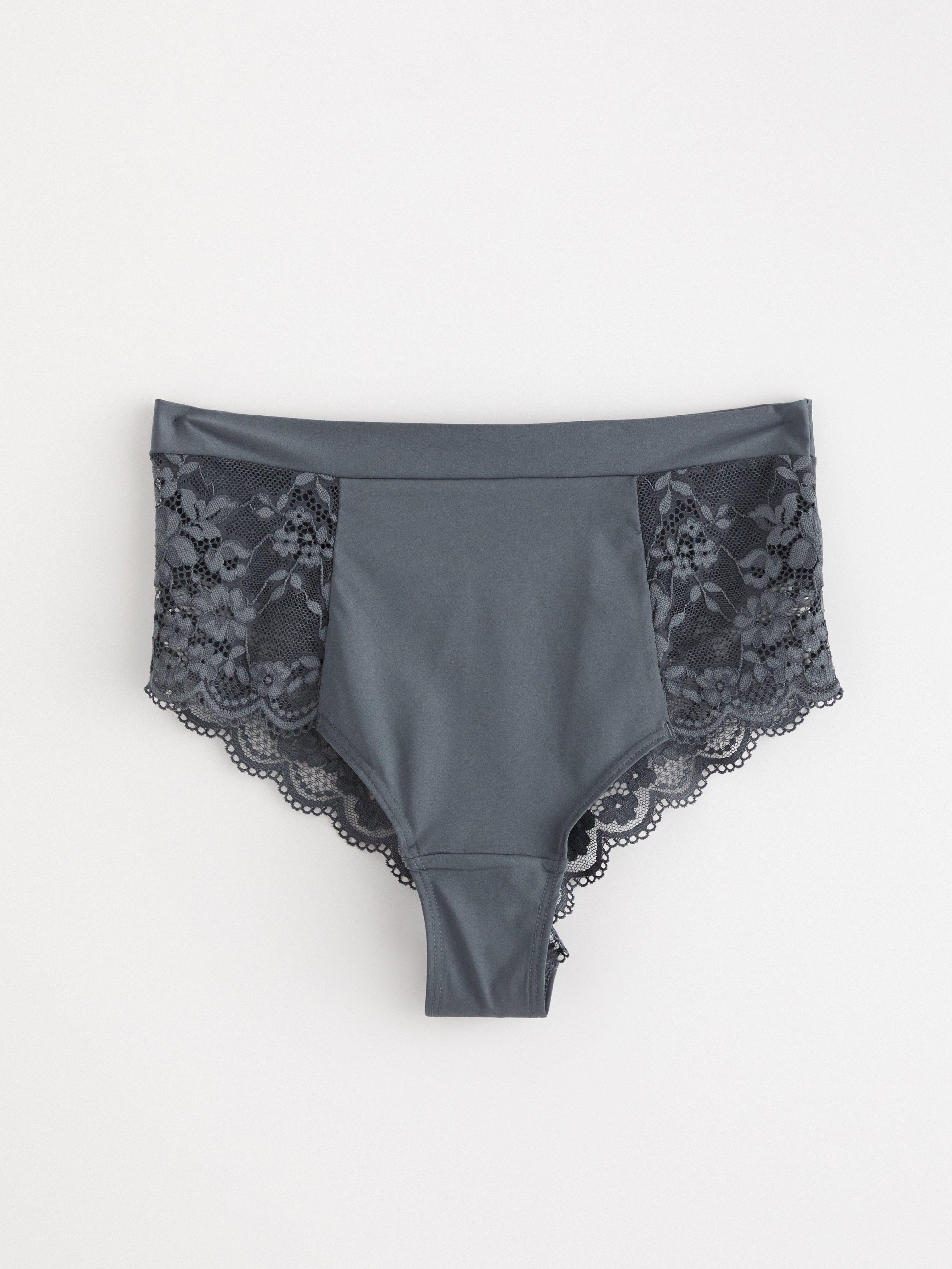 Brazilian high briefs Dark Grey