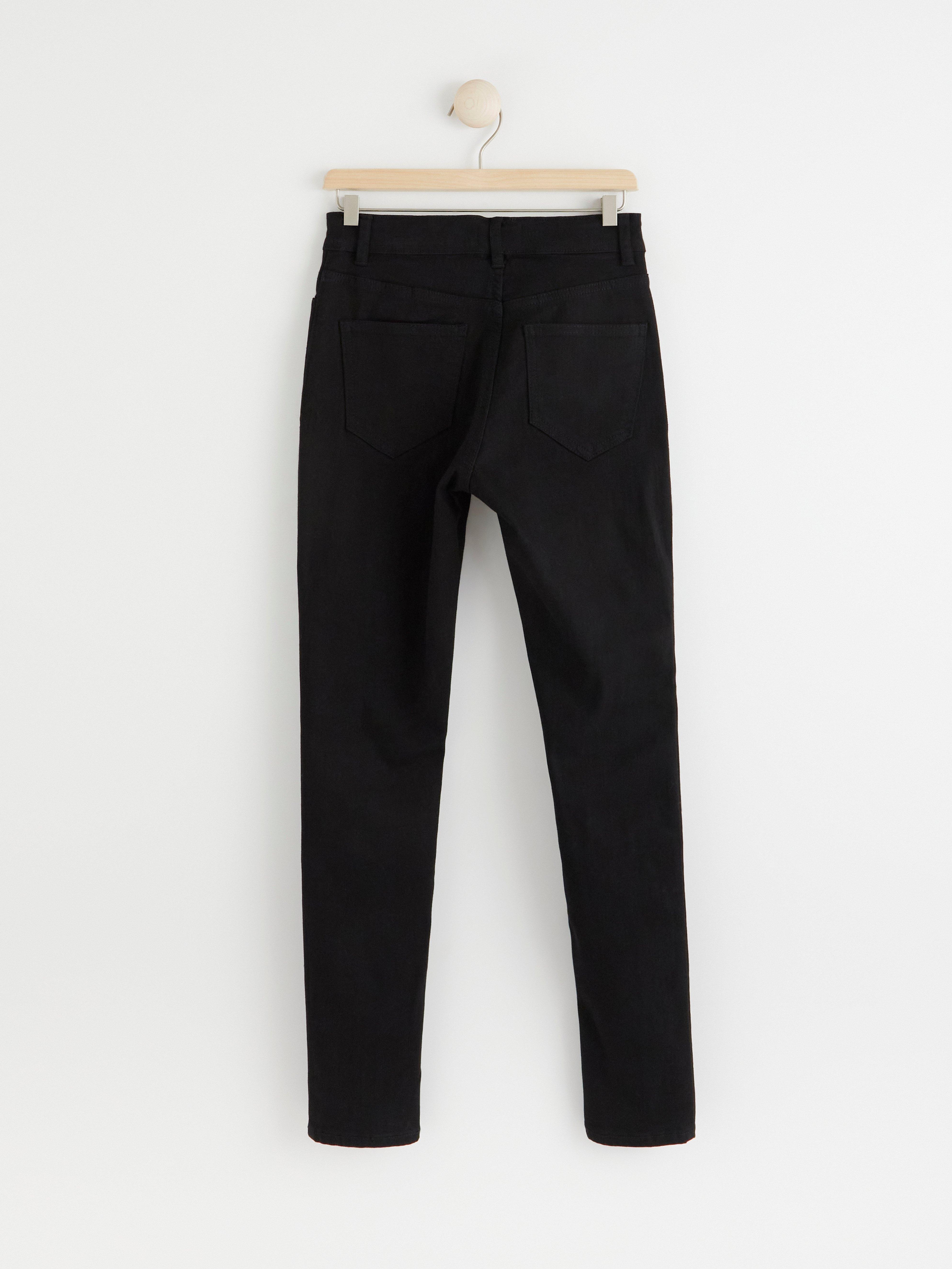 SELMA Slim super stretch high waist jeans Black