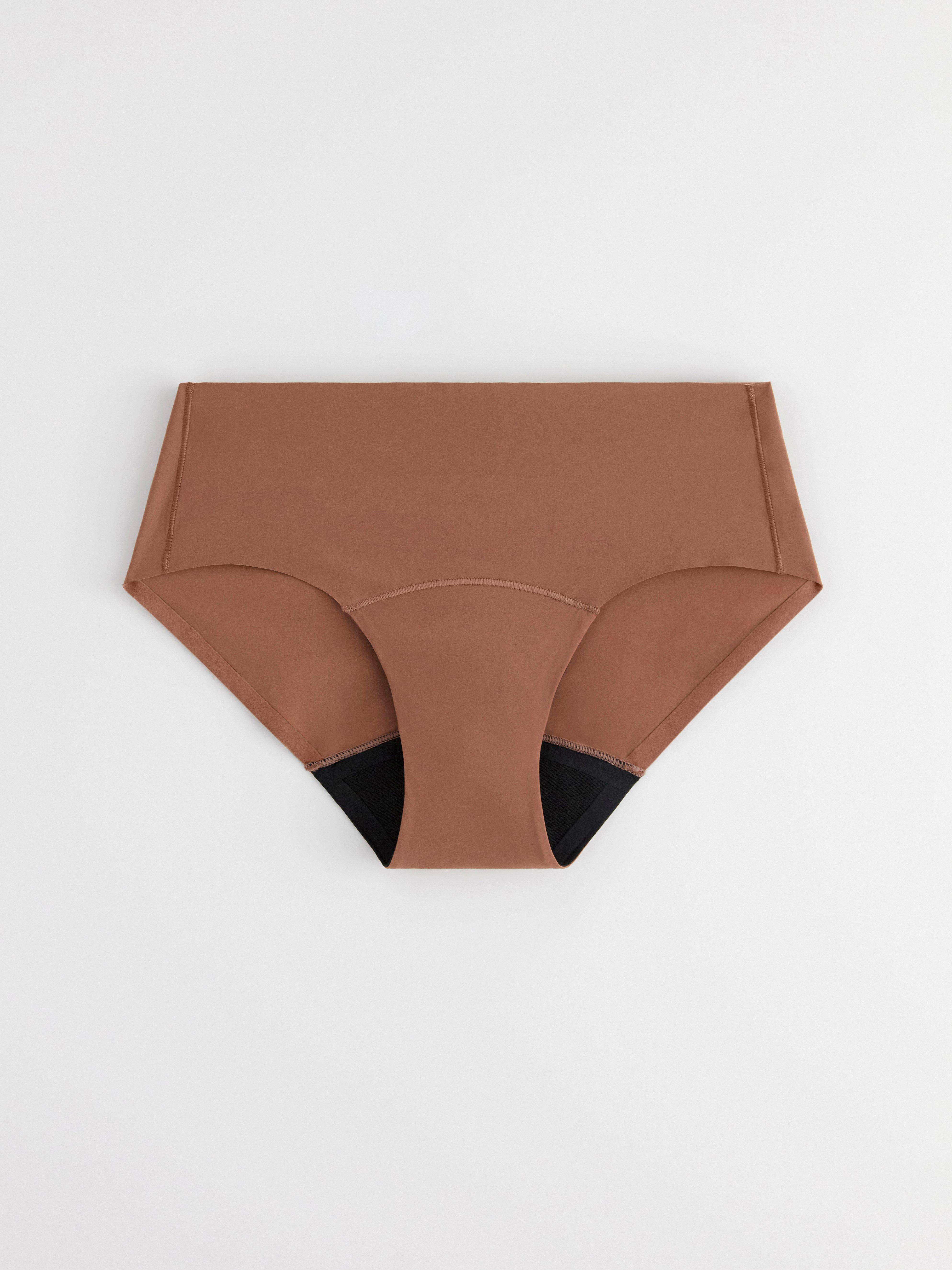 Engineered Hiphugger Period Proof – Period Panty High Absorbency Light dusty brown
