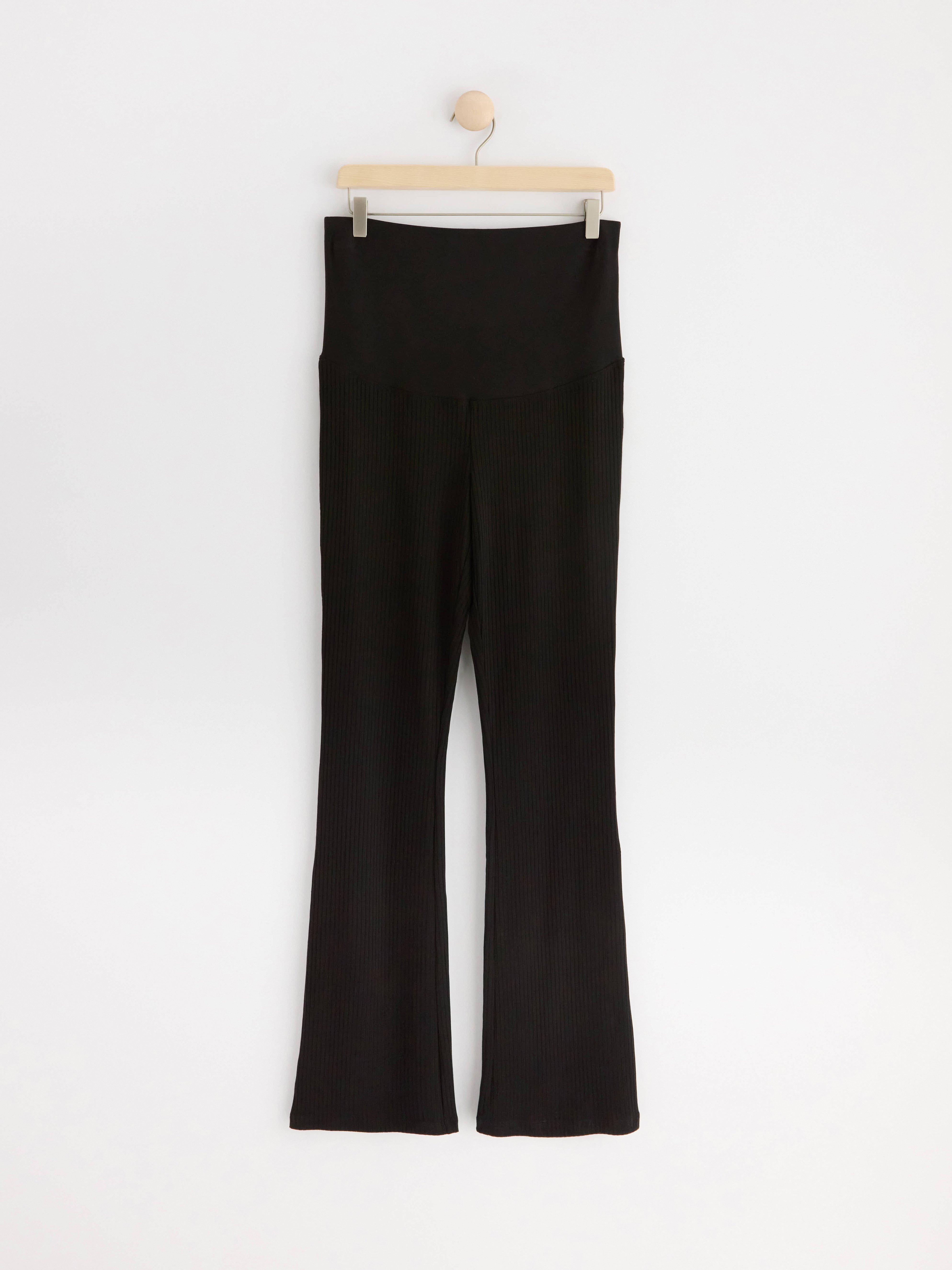 MOM ribbed leggings Black