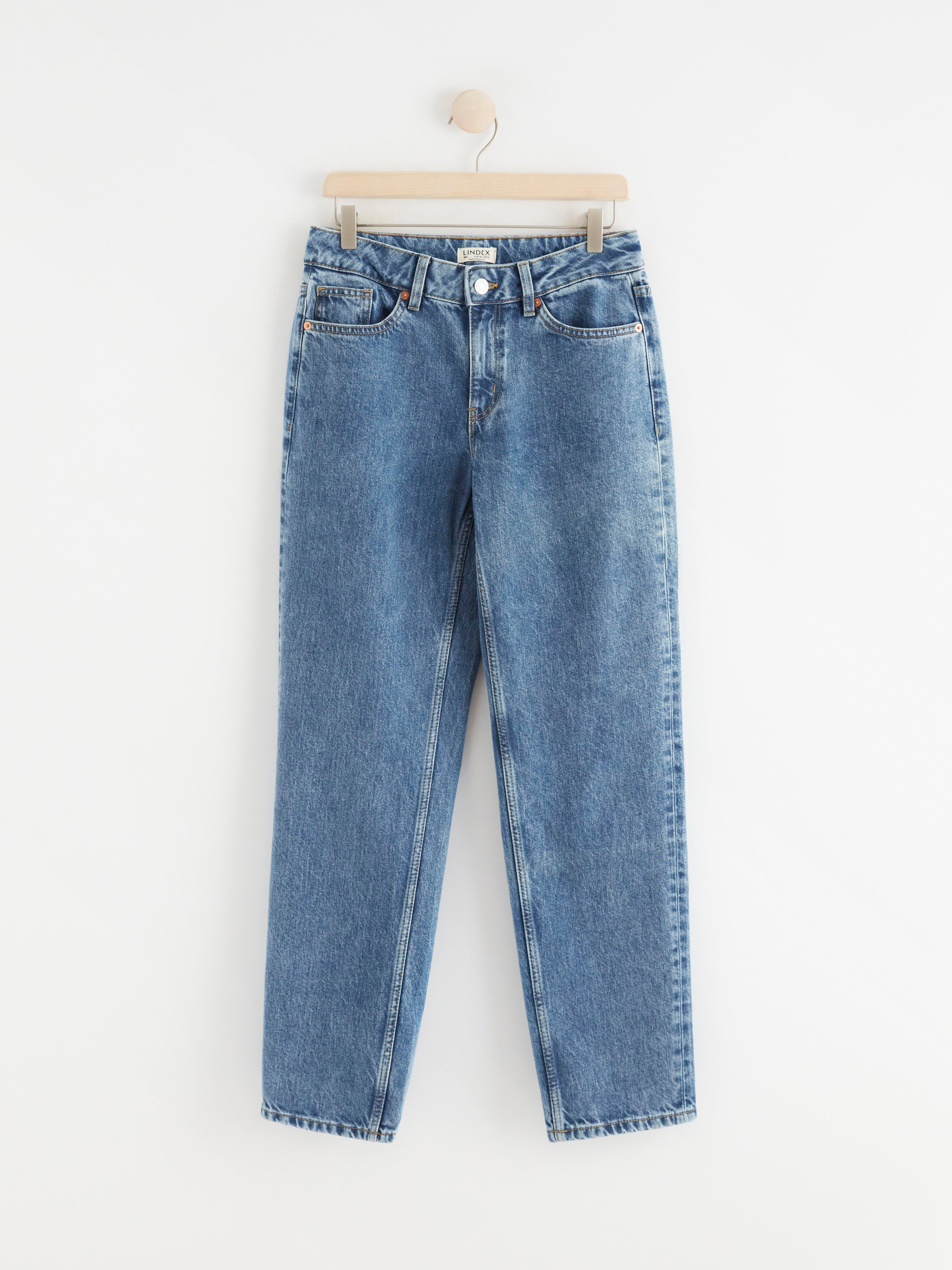 BIM Low waist straight jeans Denim blue