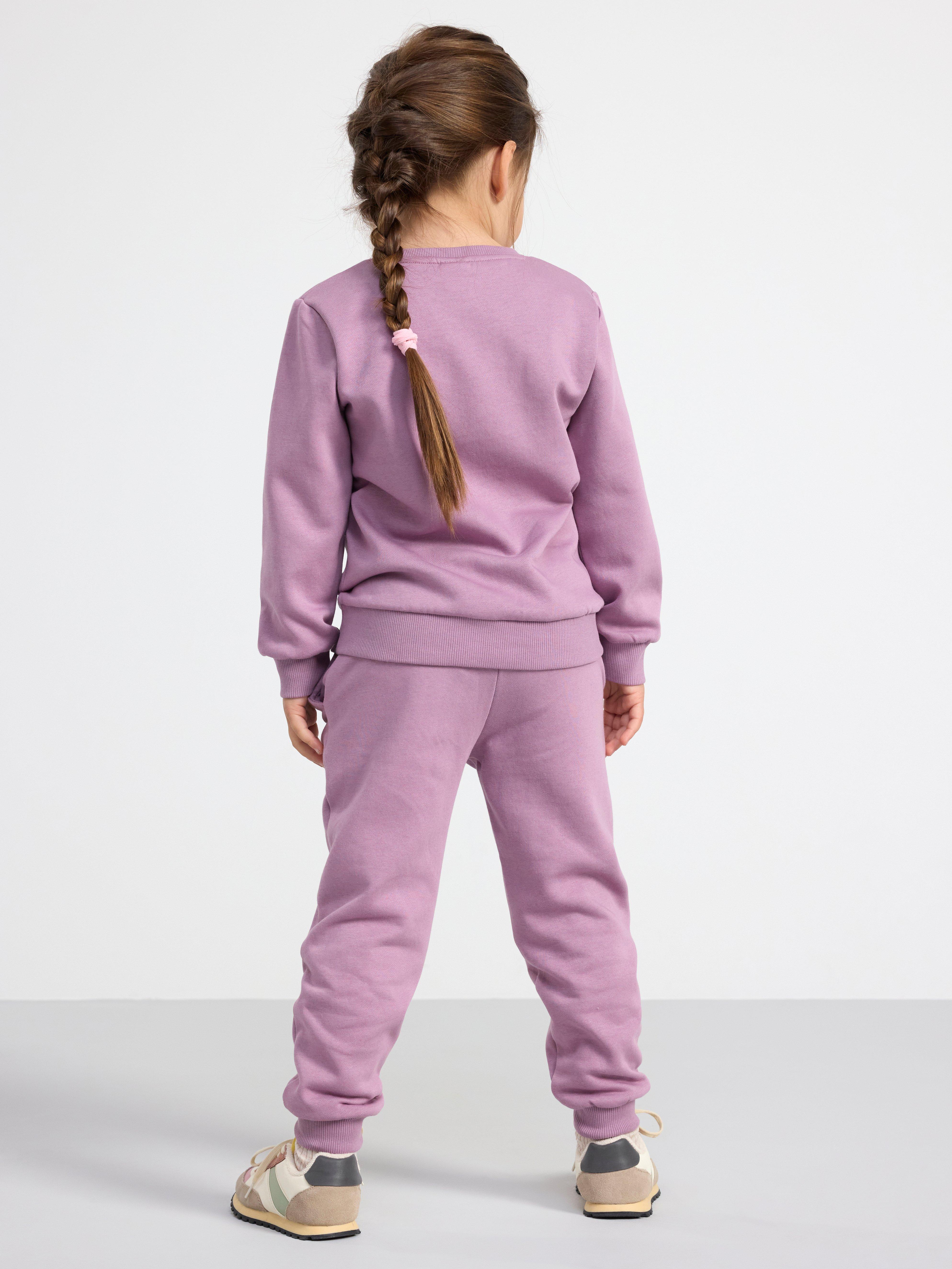 Joggers with brushed inside Light Dusty Lilac