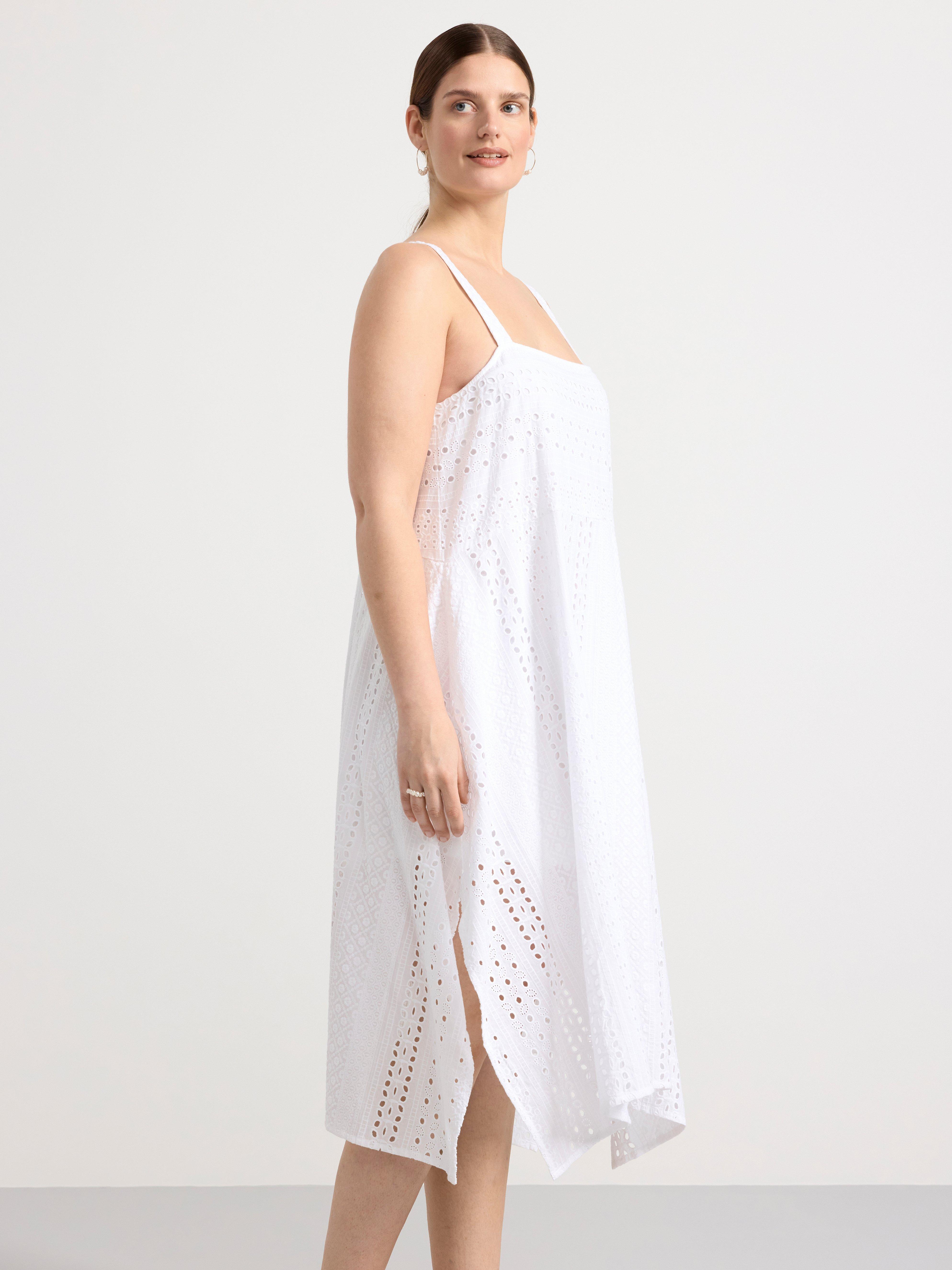 Broderie anglaise dress White