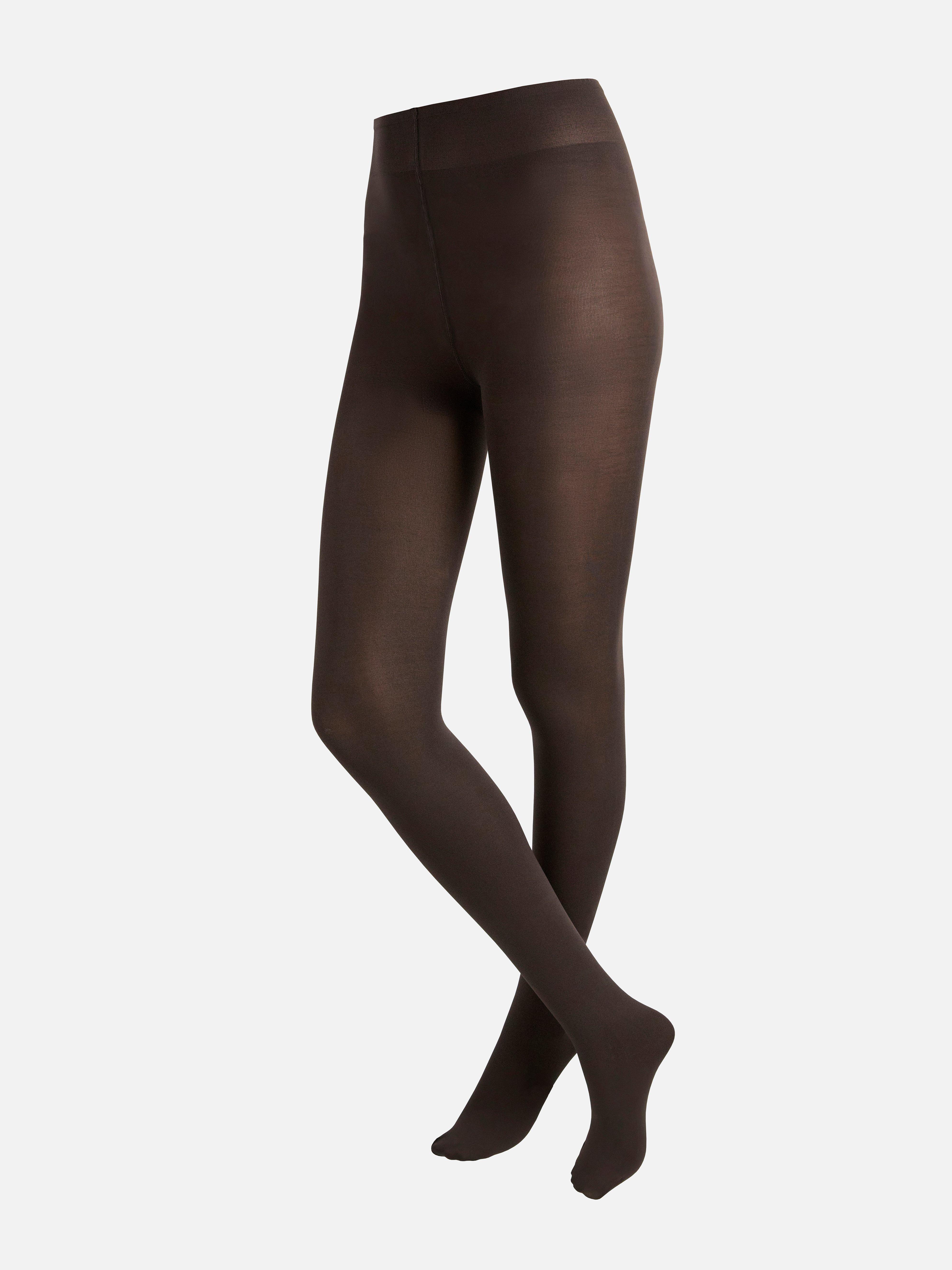 Comfort waist matt tights 80 denier Dark Brown