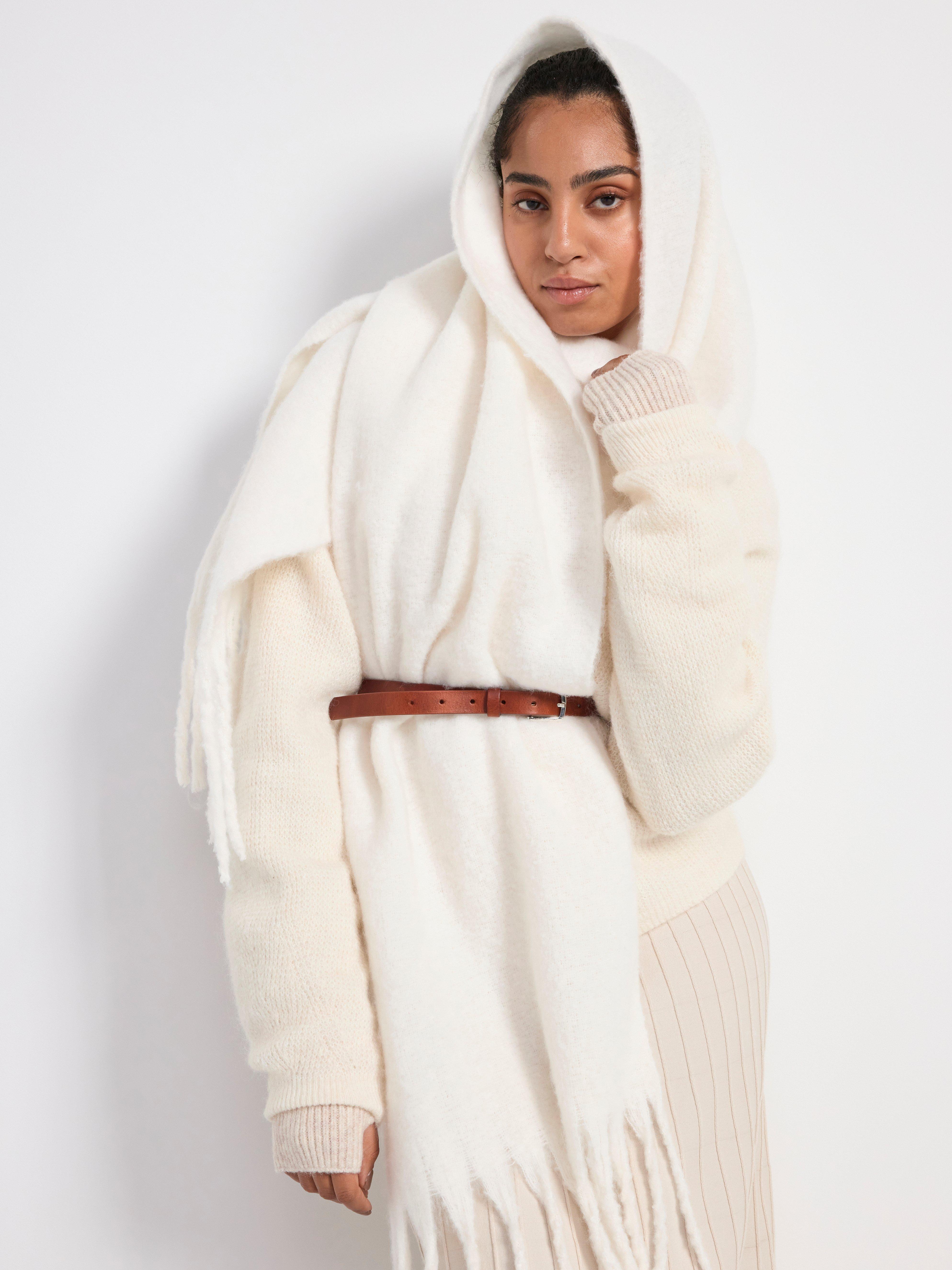 Cardigan in wool blend Off White