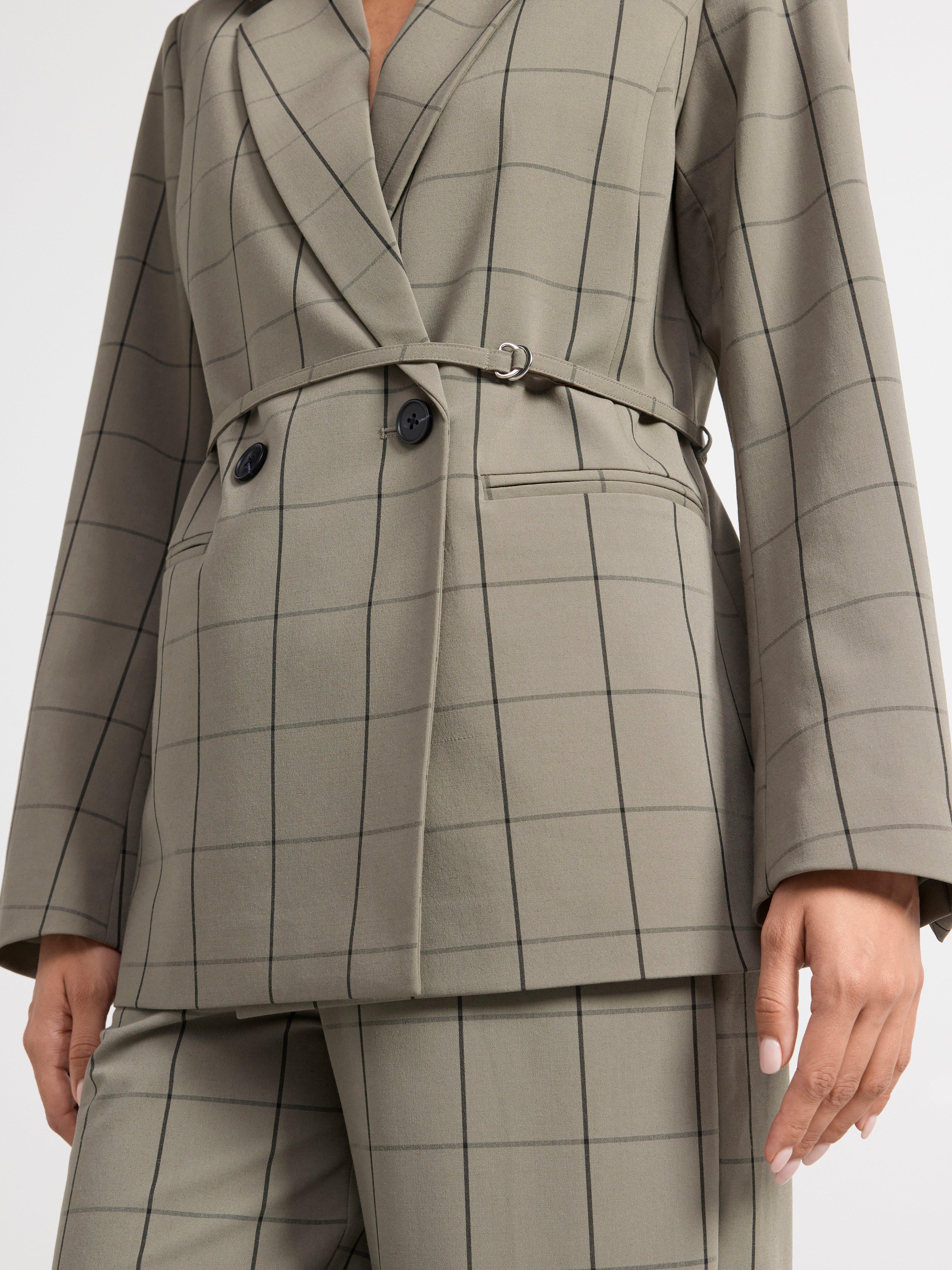 Blazer with double button closure Dark Dusty Green