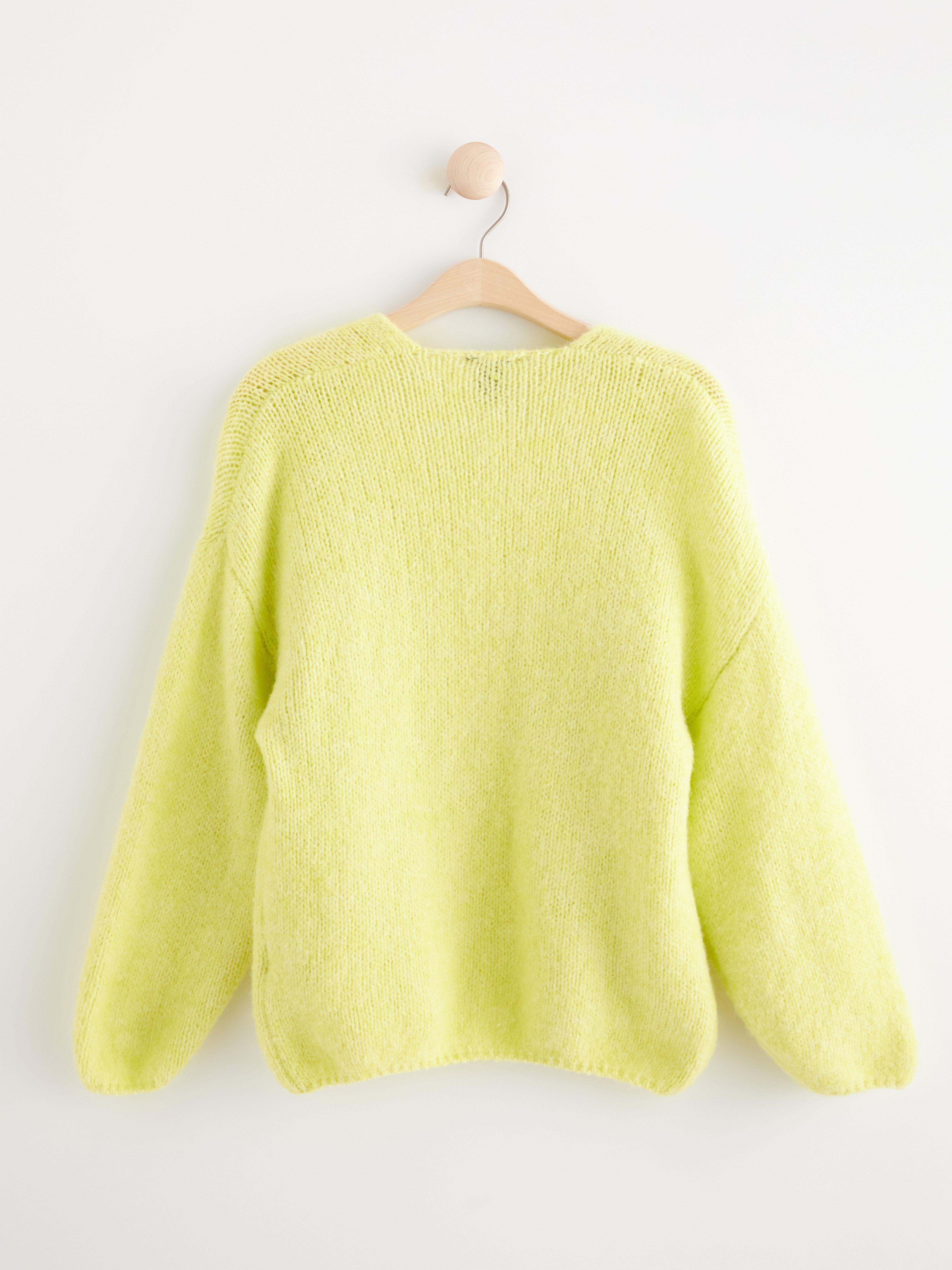 Knitted cardigan Yellow