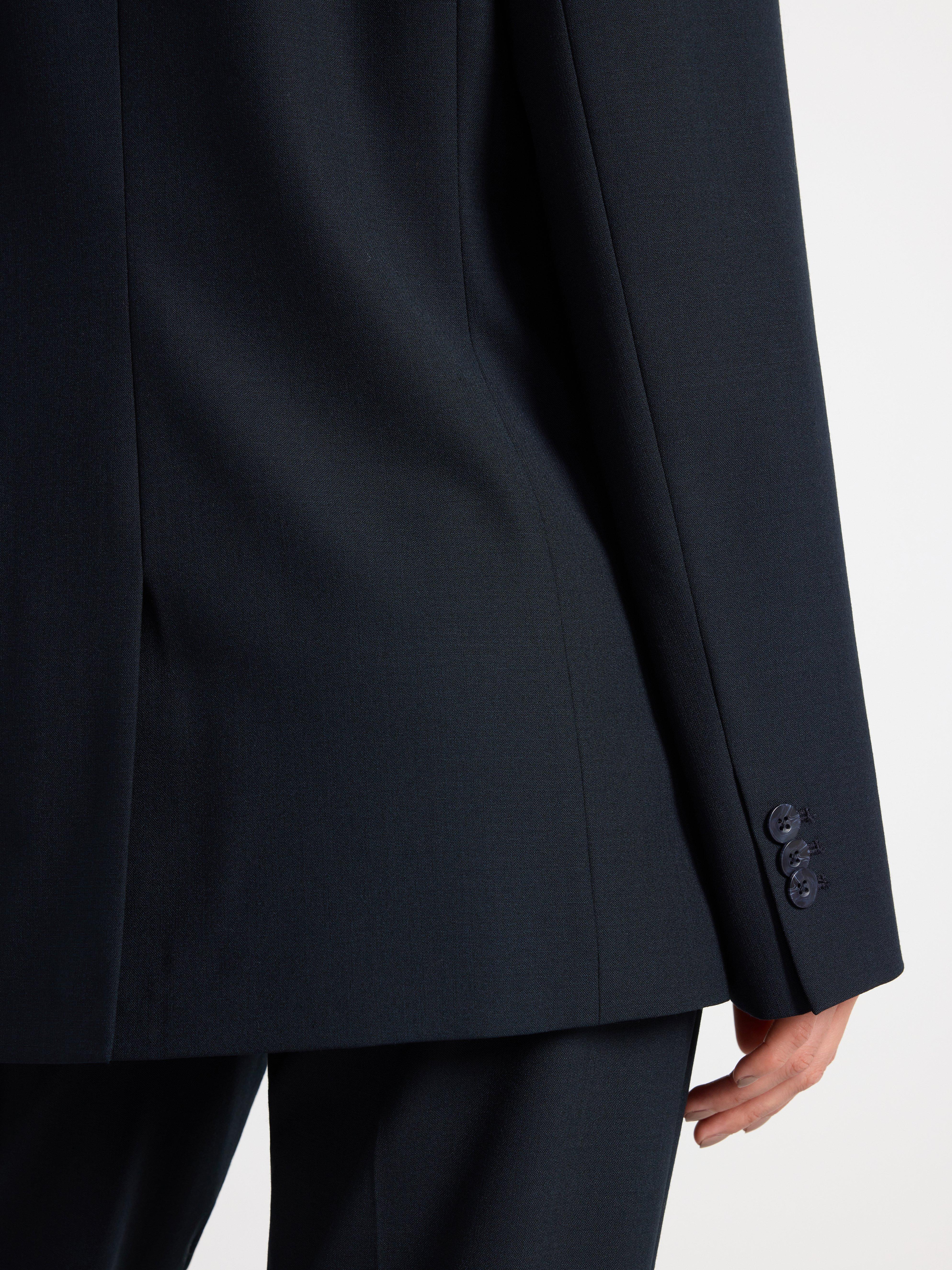 Single button blazer Off Black